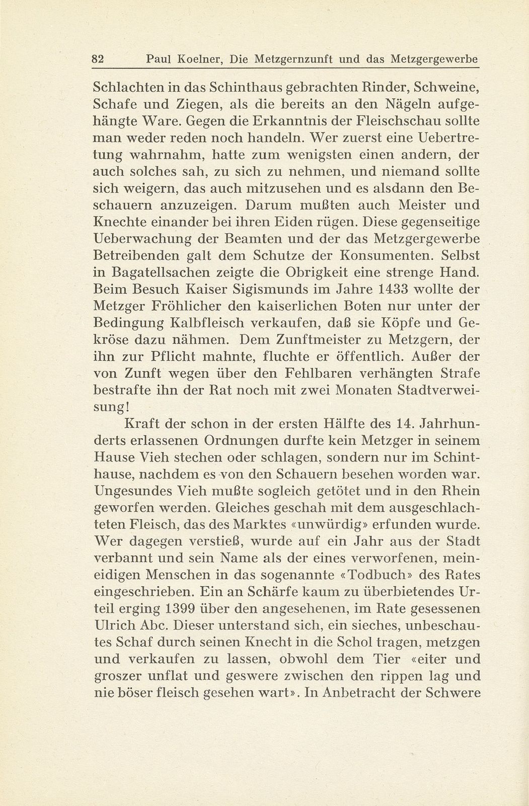 Die Metzgernzunft und das Metzgergewerbe im alten Basel – Seite 10