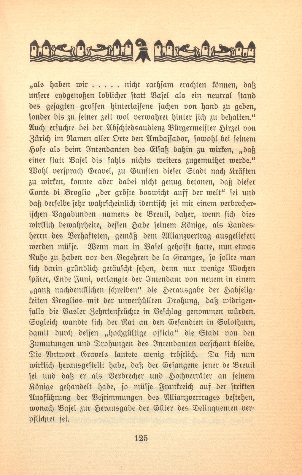 Der Aufenthalt des Conte di Broglio zu Basel – Seite 13