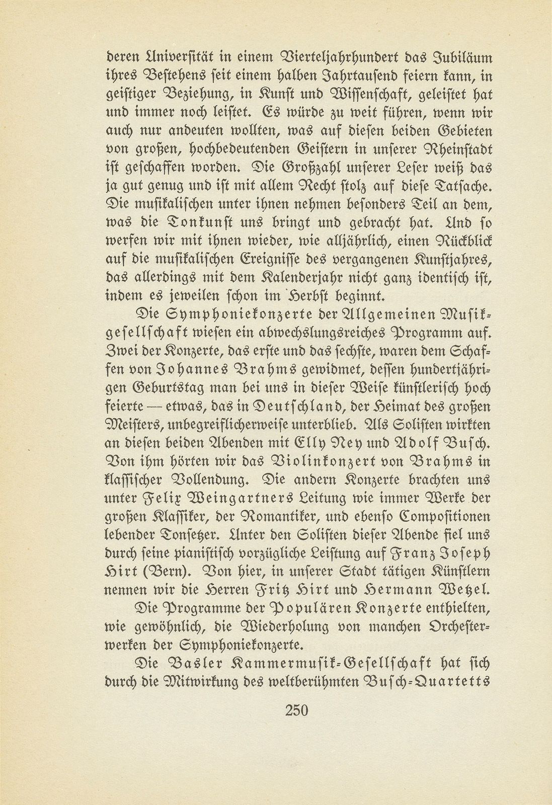 Das künstlerische Leben in Basel vom 1. Oktober 1933 bis 30. September 1934 – Seite 2