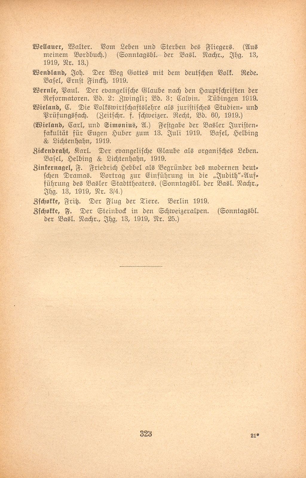 Basler Bibliographie 1919 – Seite 16