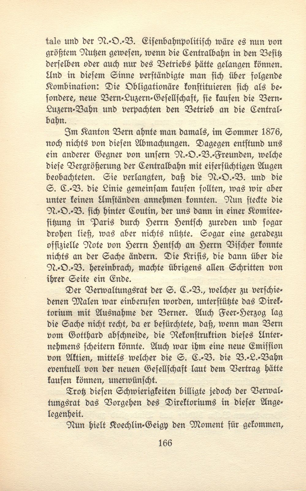 Von den Schweizer Bahnen und Banken in der kritischen Zeit der 1870er und der 1880er Jahre – Seite 22