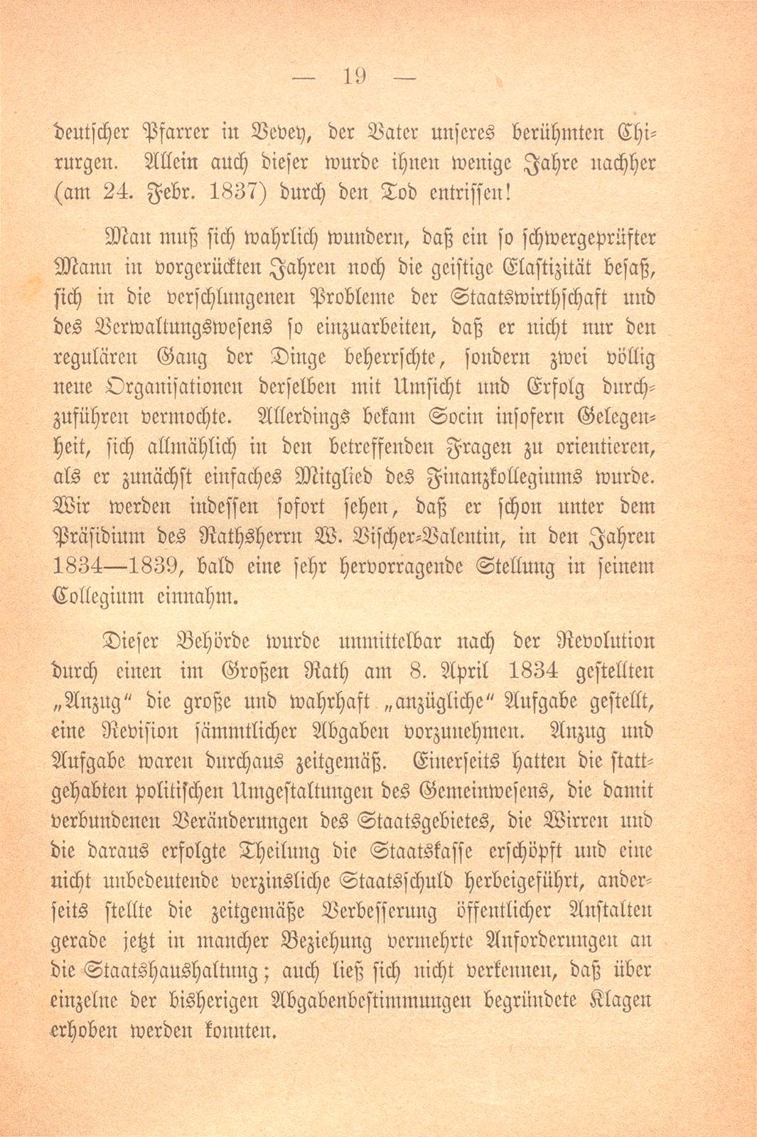 Bernhard Socin, ein Basler Ratsherr aus der ersten Hälfte des neunzehnten Jahrhunderts – Seite 19