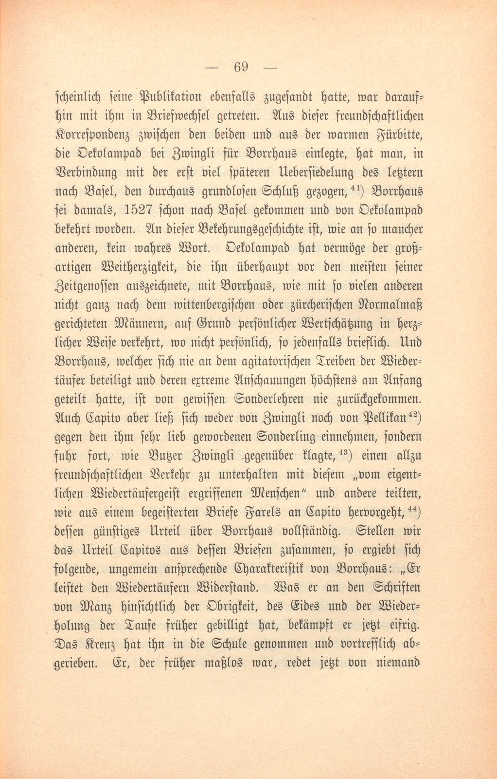 Martin Borrhaus (Cellarius), ein Sonderling aus der Reformationszeit – Seite 23