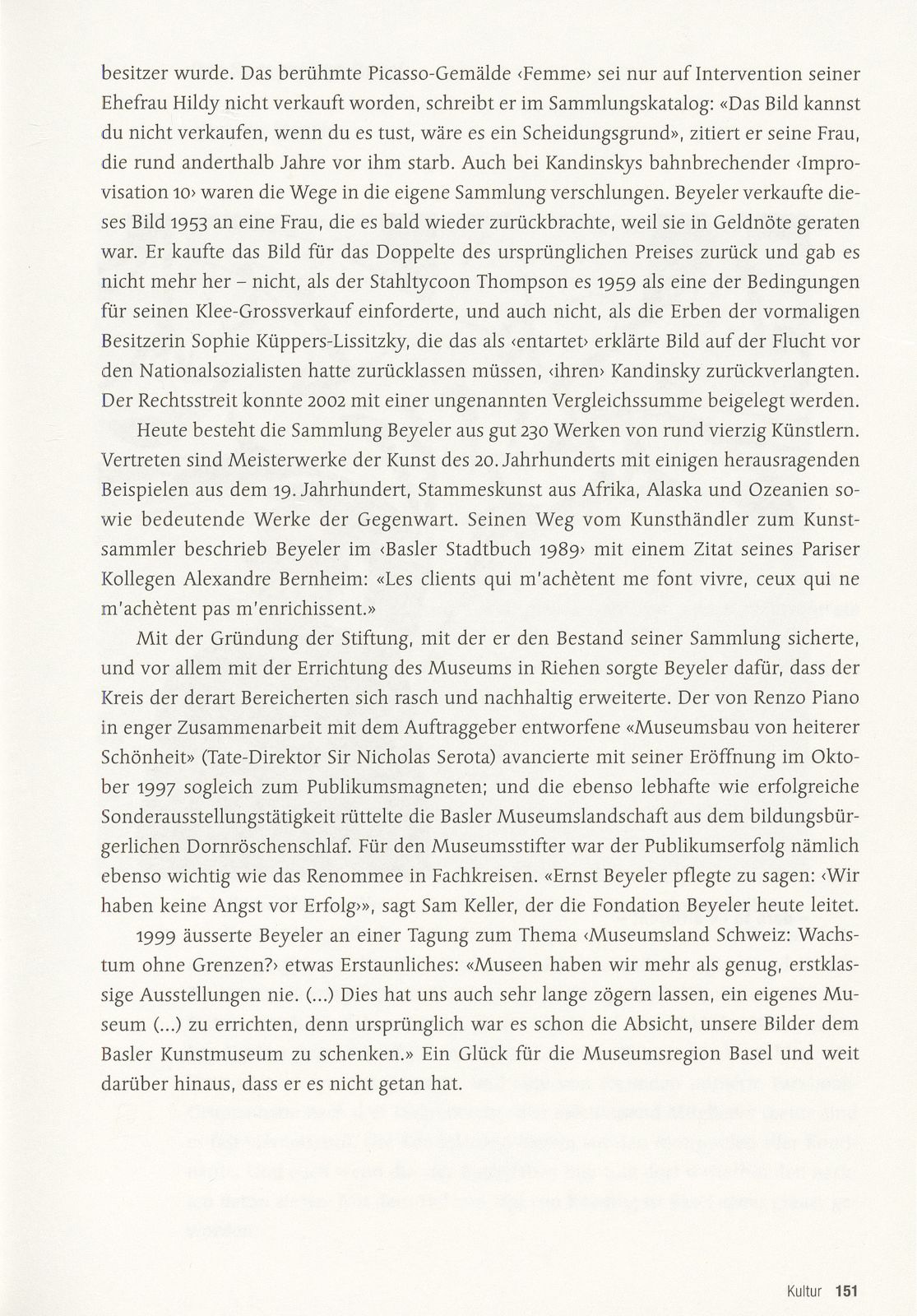 Ernst Beyeler (1921-2010). Das Spiel von Liebe, Glück und Zufall – Seite 3