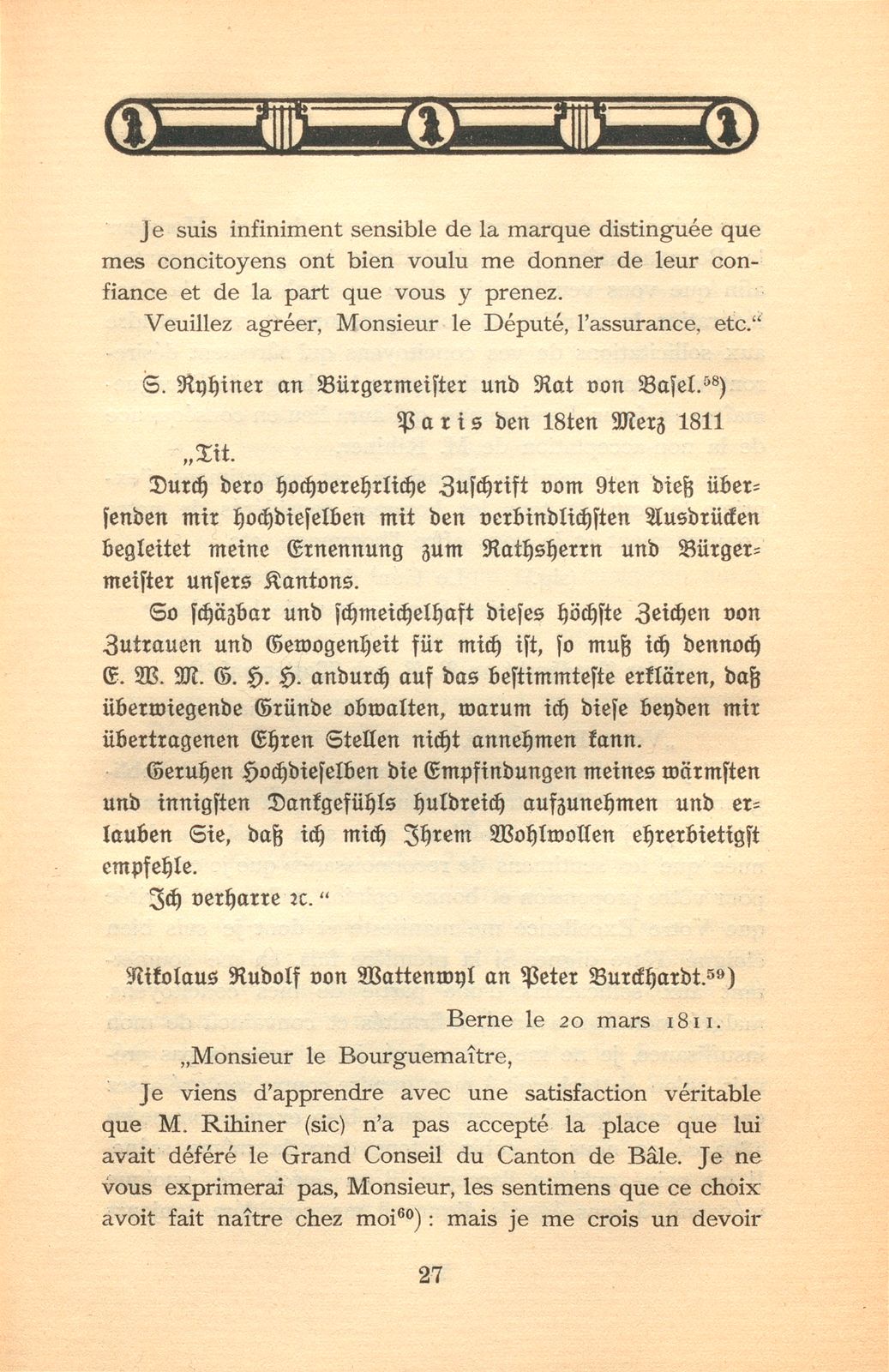 Die Bürgermeisterwahl im Jahre 1811 – Seite 27