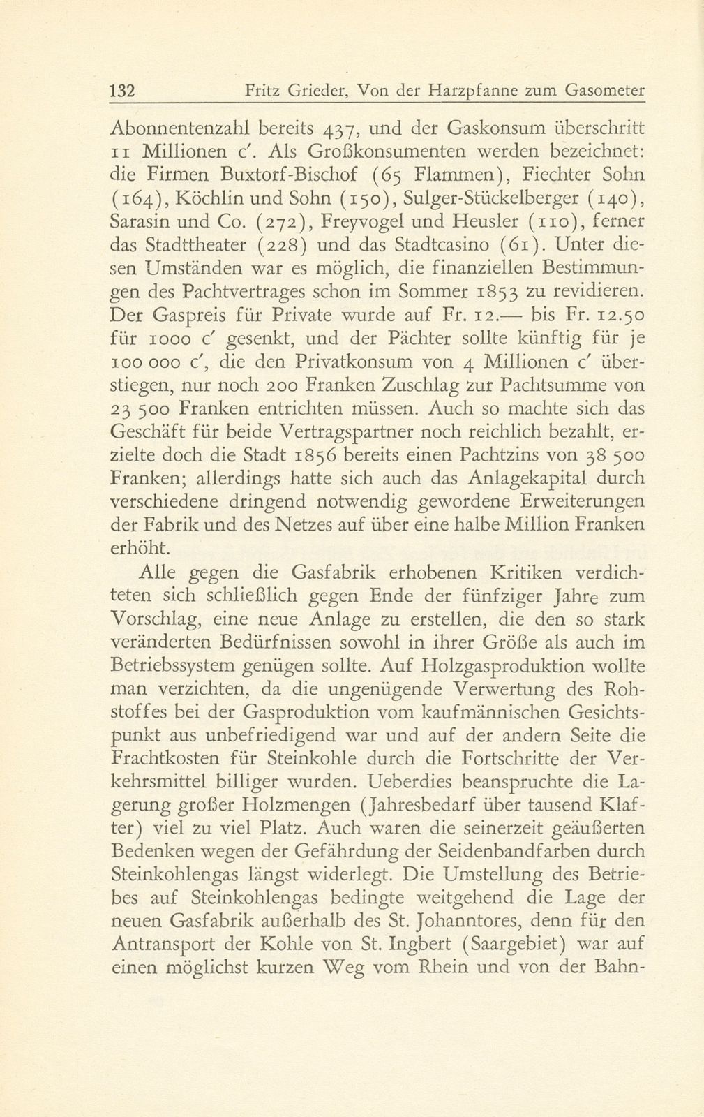 Von der Harzpfanne zum Gasometer (100 Jahre Basler Gasversorgung) – Seite 12