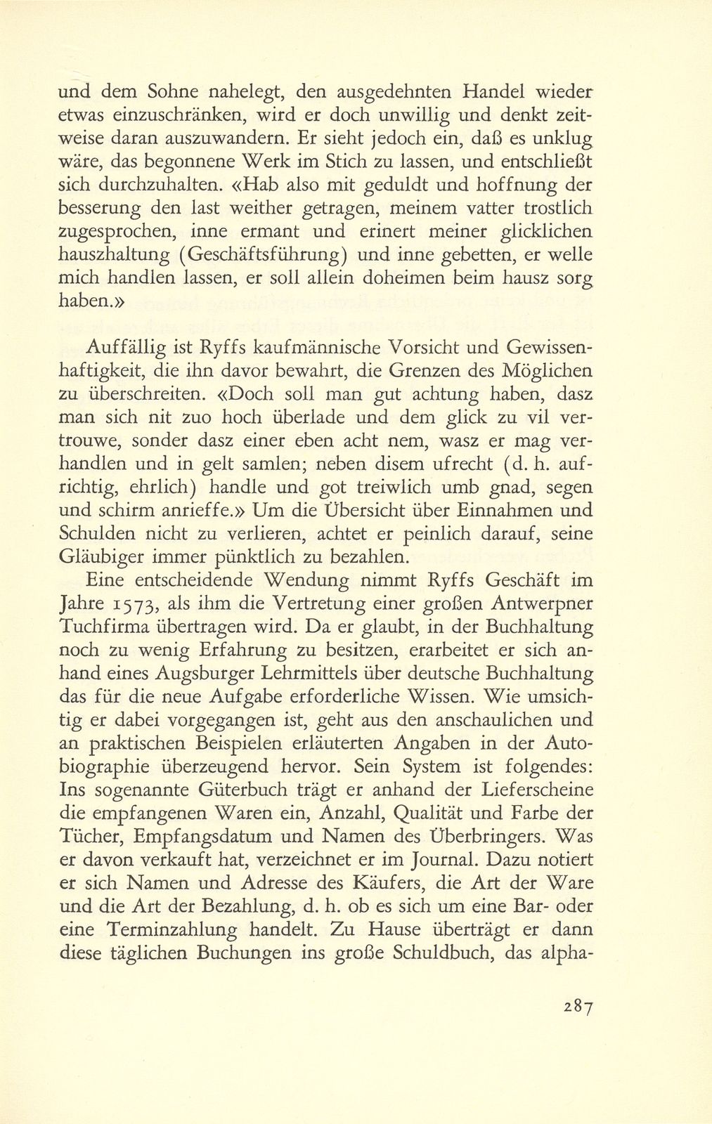 Andreas Ryff, ein bedeutender Basler Kaufmann und Politiker des 16. Jahrhunderts – Seite 8