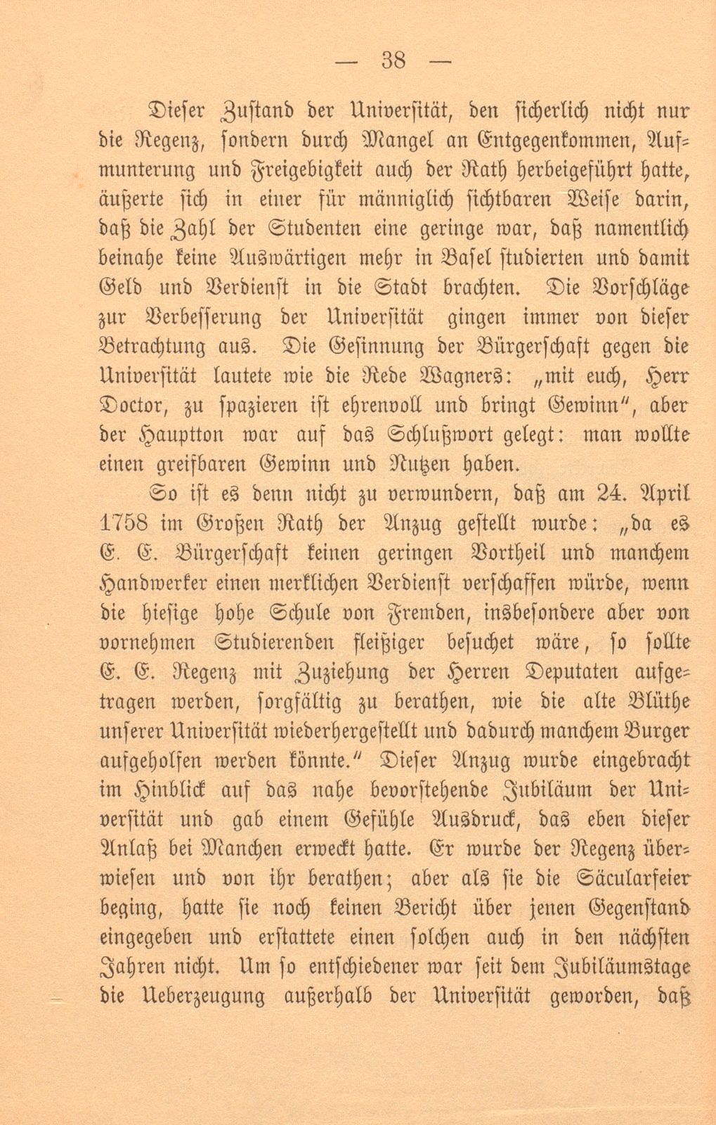 Die dritte Säcularfeier der Universität Basel 1760 – Seite 40