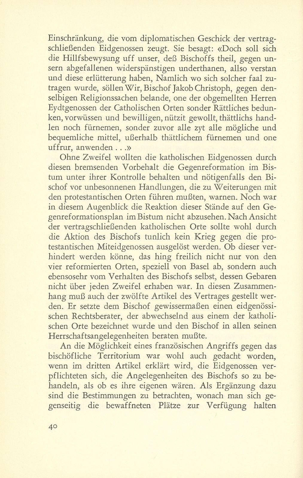 Das bischöflich-baslerische Bündnis von 1579 mit den sieben katholischen Orten – Seite 17