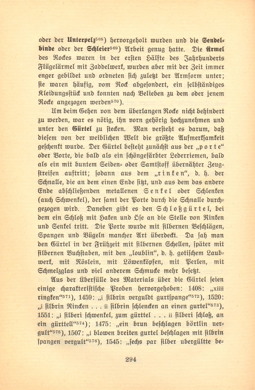 Der Basler Hausrat im Zeitalter der Spätgotik. (An Hand der schriftlichen Überlieferung.) – Seite 54