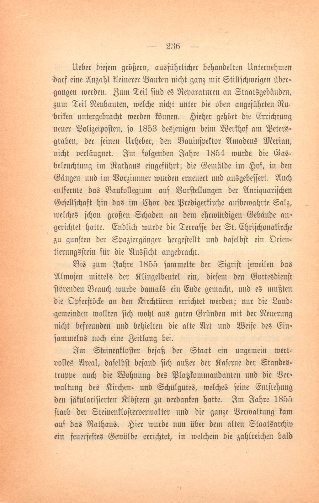 Basels bauliche Entwicklung im 19. Jahrhundert – Seite 30