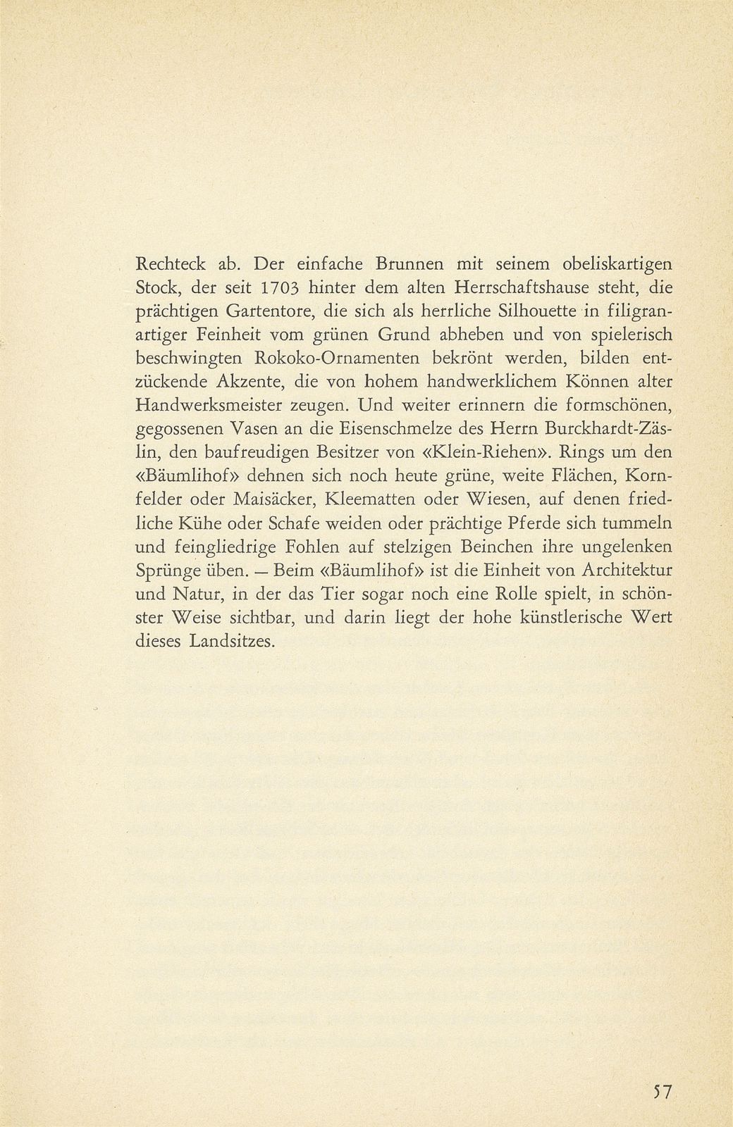 Der ‹Bäumlihof› (‹Klein-Riehen›) – Seite 19