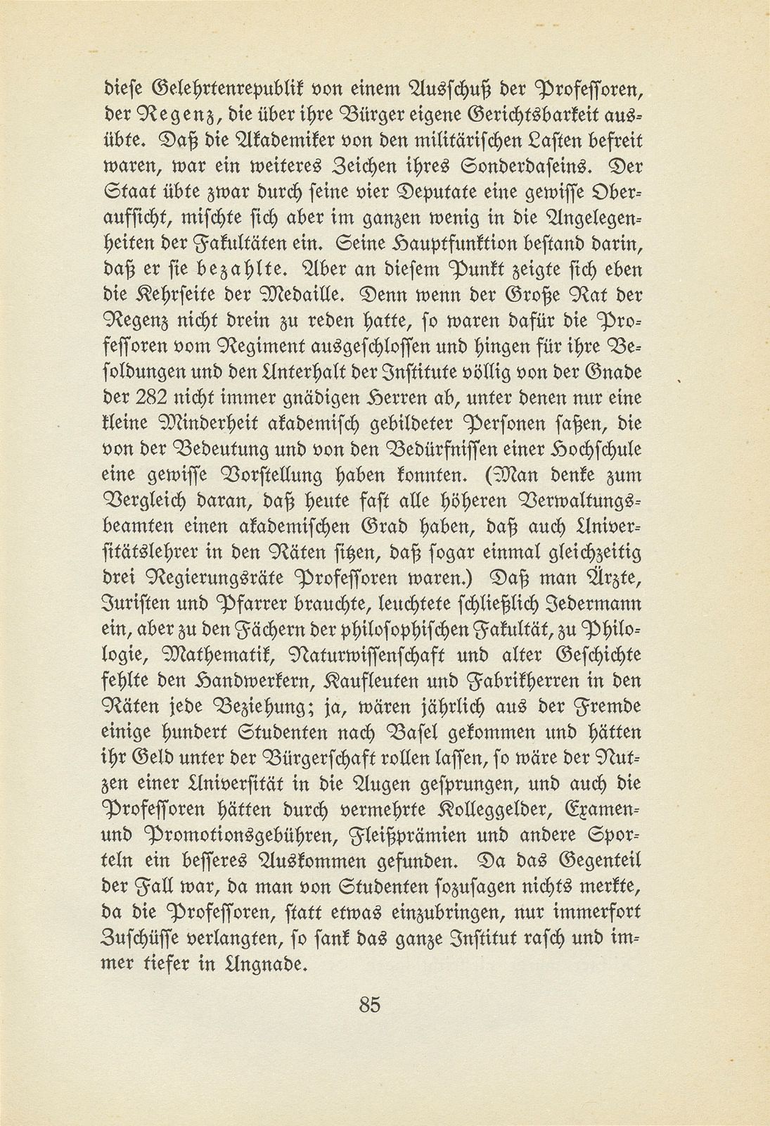 Die Basler Universität im Ausgang des achtzehnten Jahrhunderts – Seite 16