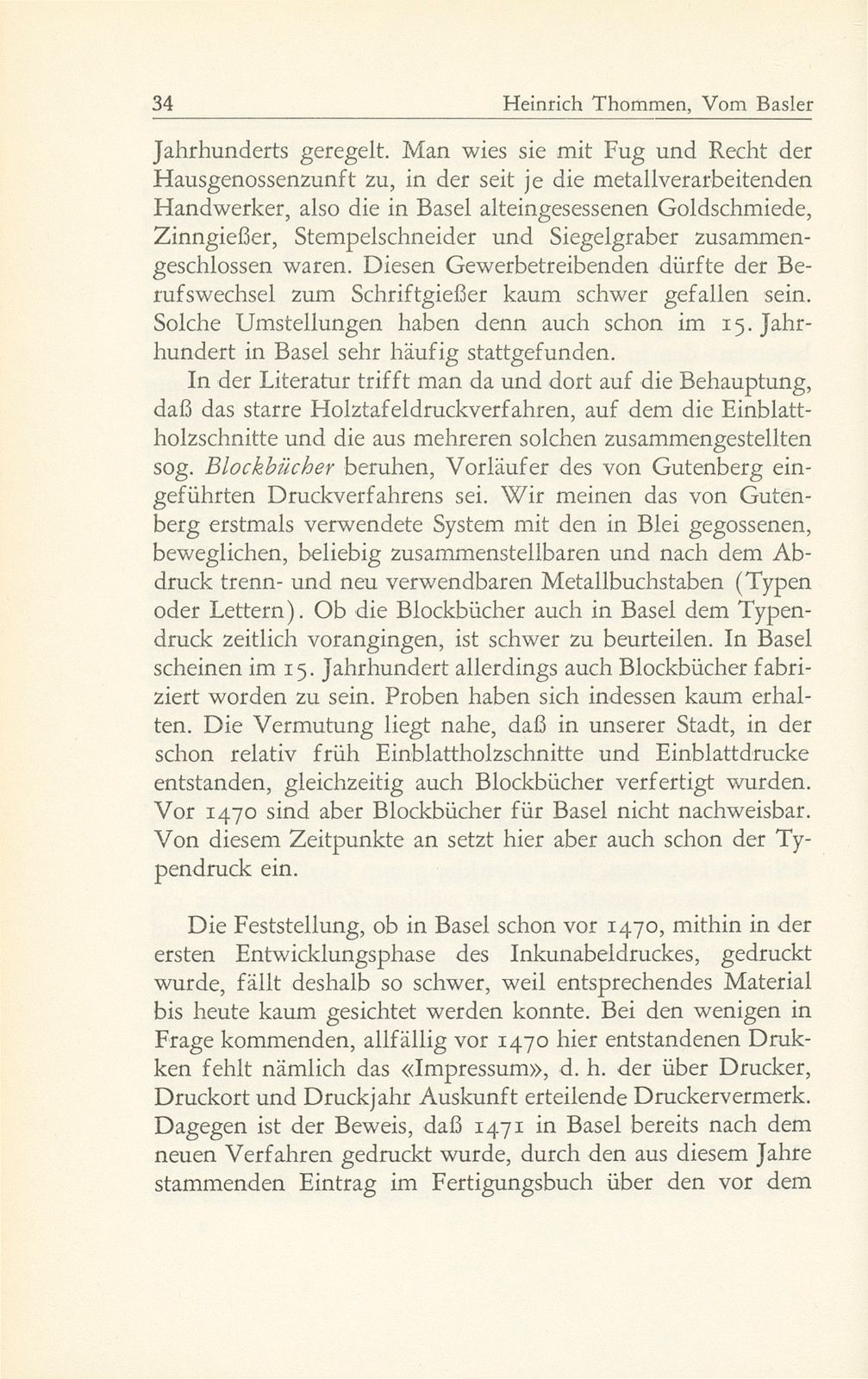 Vom Basler Buchdruck des 15. Jahrhunderts – Seite 5