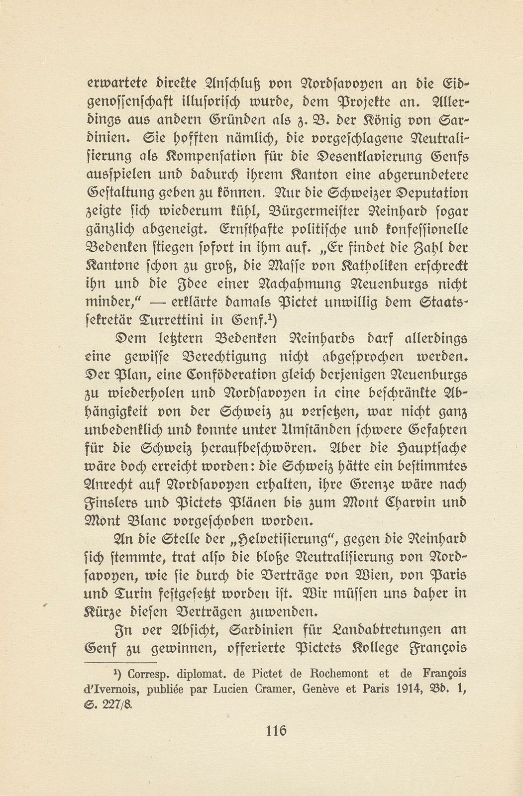 Zur Geschichte der Zonen von Gex und von Hochsavoyen – Seite 30