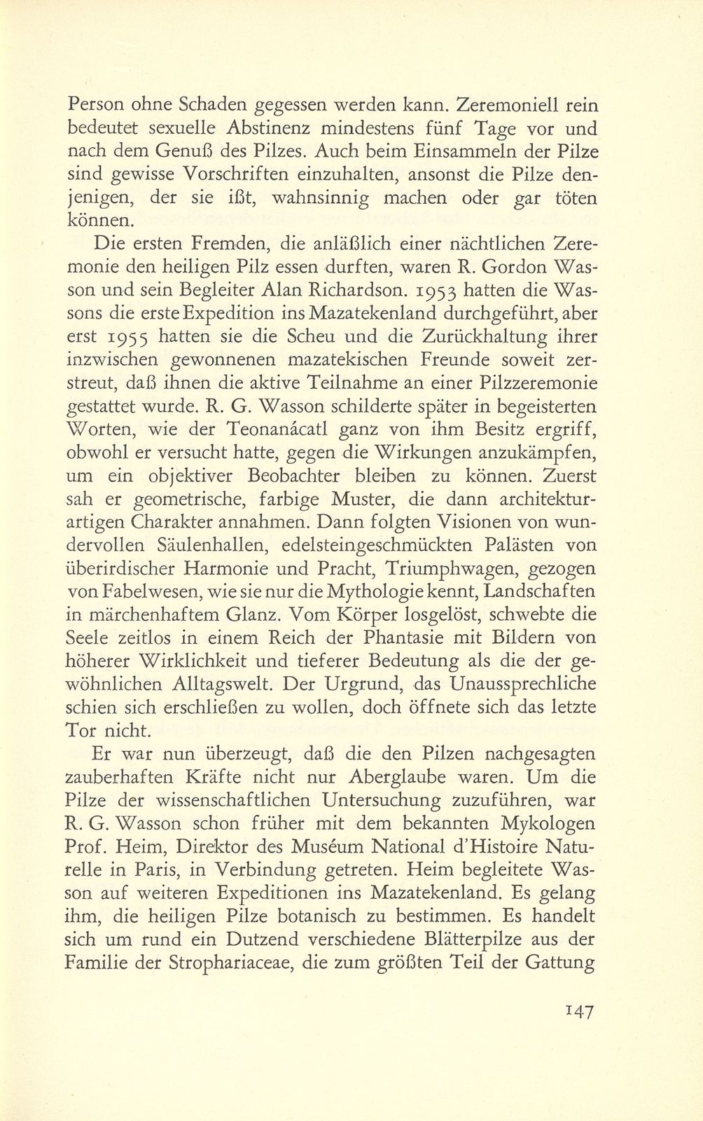 Die Erforschung der mexikanischen Zauberpilze und das Problem ihrer Wirkstoffe – Seite 11