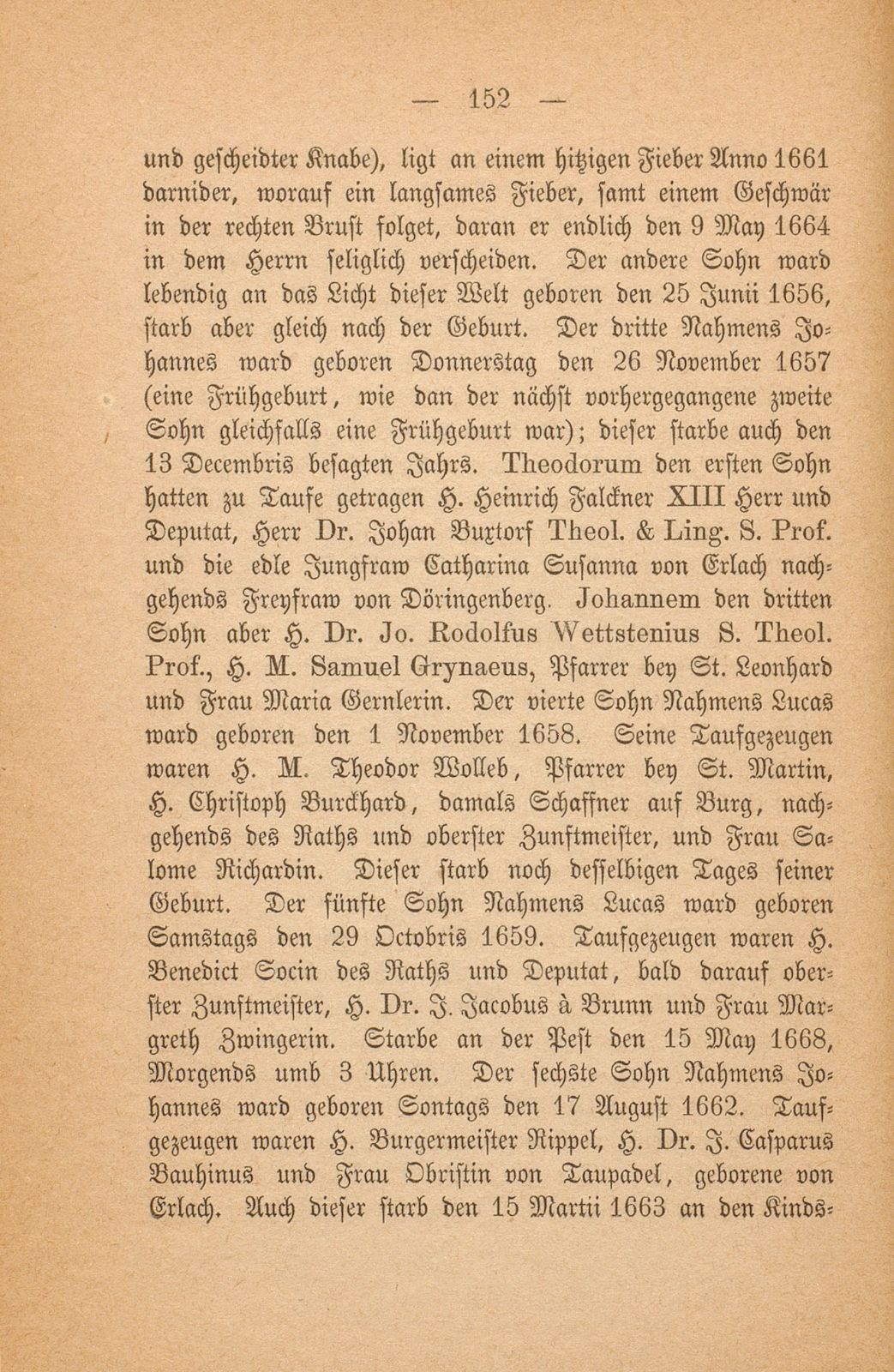 Aus einem baslerischen Stammbuch, XVII. Jahrhundert – Seite 16