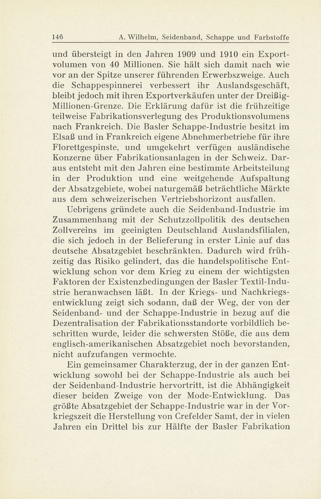 Seidenband, Schappe und Farbstoffe im Basler Wirtschaftsleben der letzten fünfzig Jahre – Seite 5