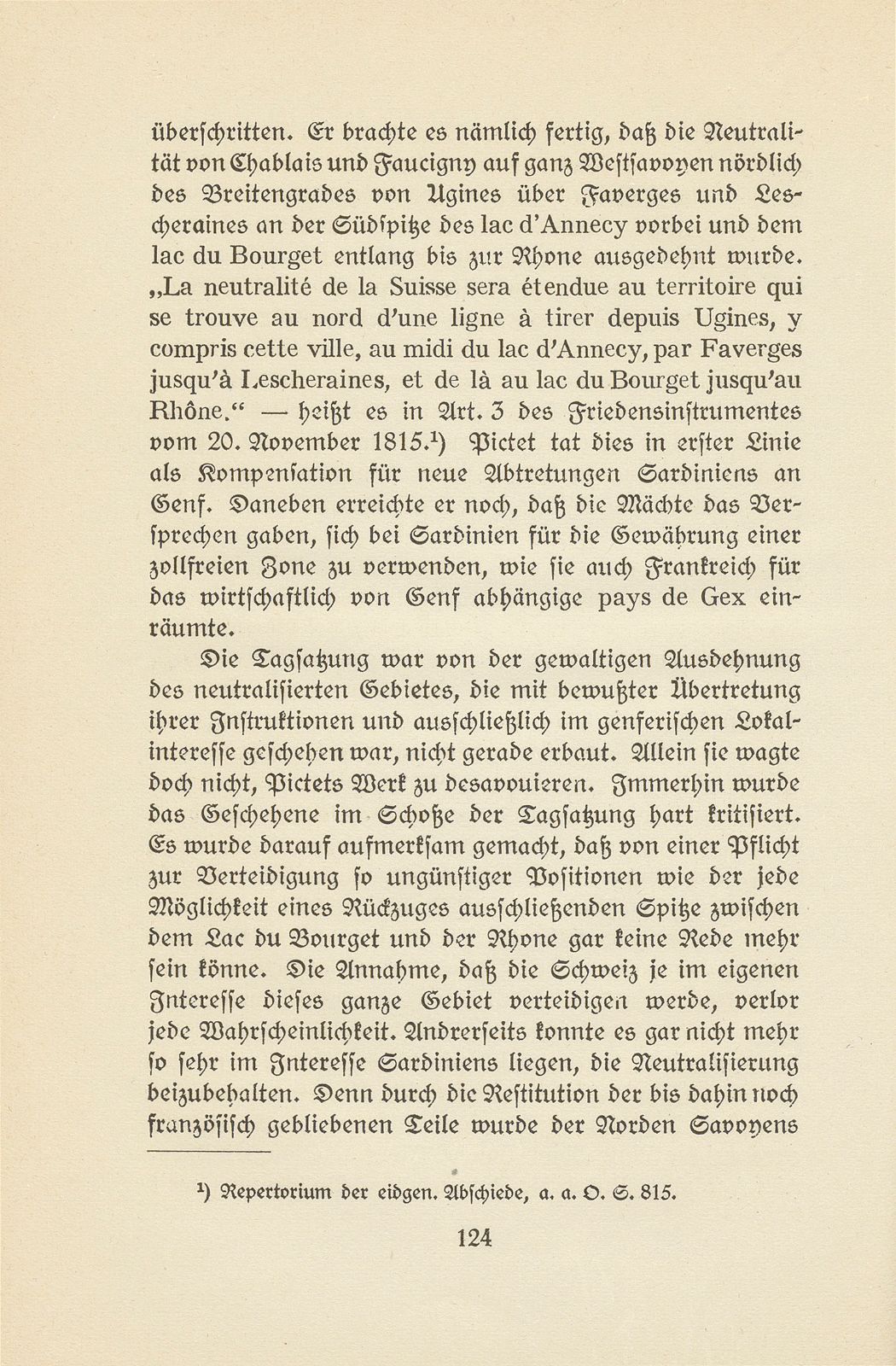 Zur Geschichte der Zonen von Gex und von Hochsavoyen – Seite 38