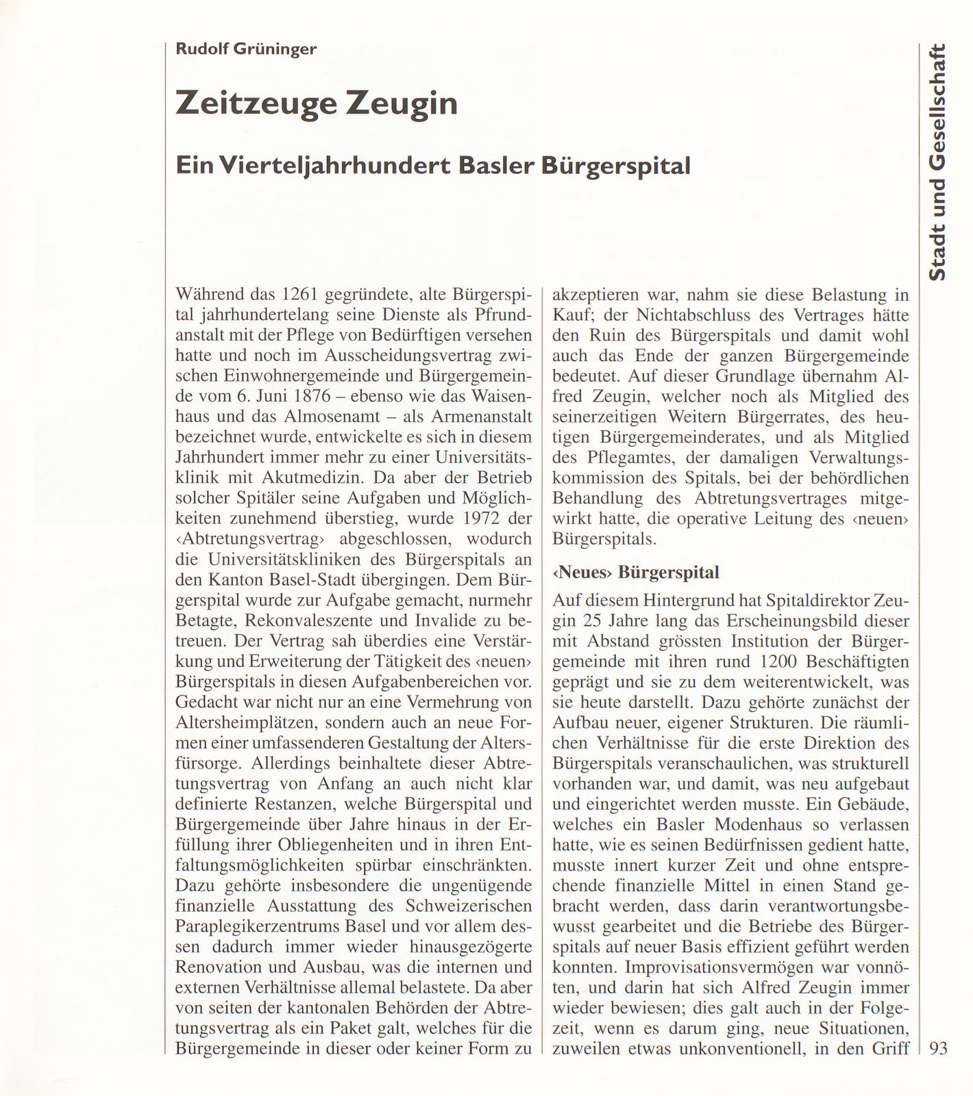 Zeitzeuge Zeugin – Seite 1