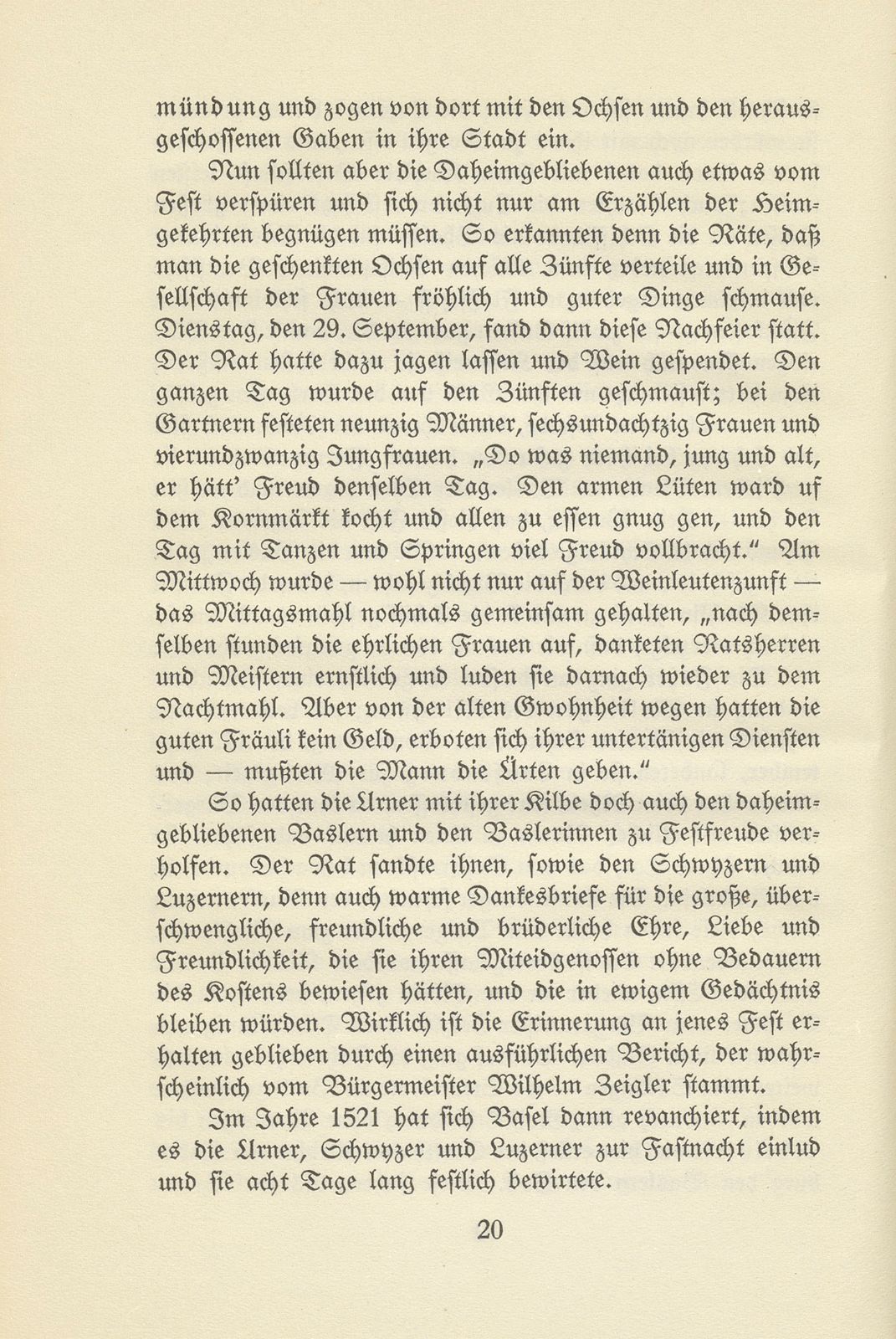 Die Teilnahme der Basler an Kilbe und Schiessen der Urner Anno 1517 – Seite 8