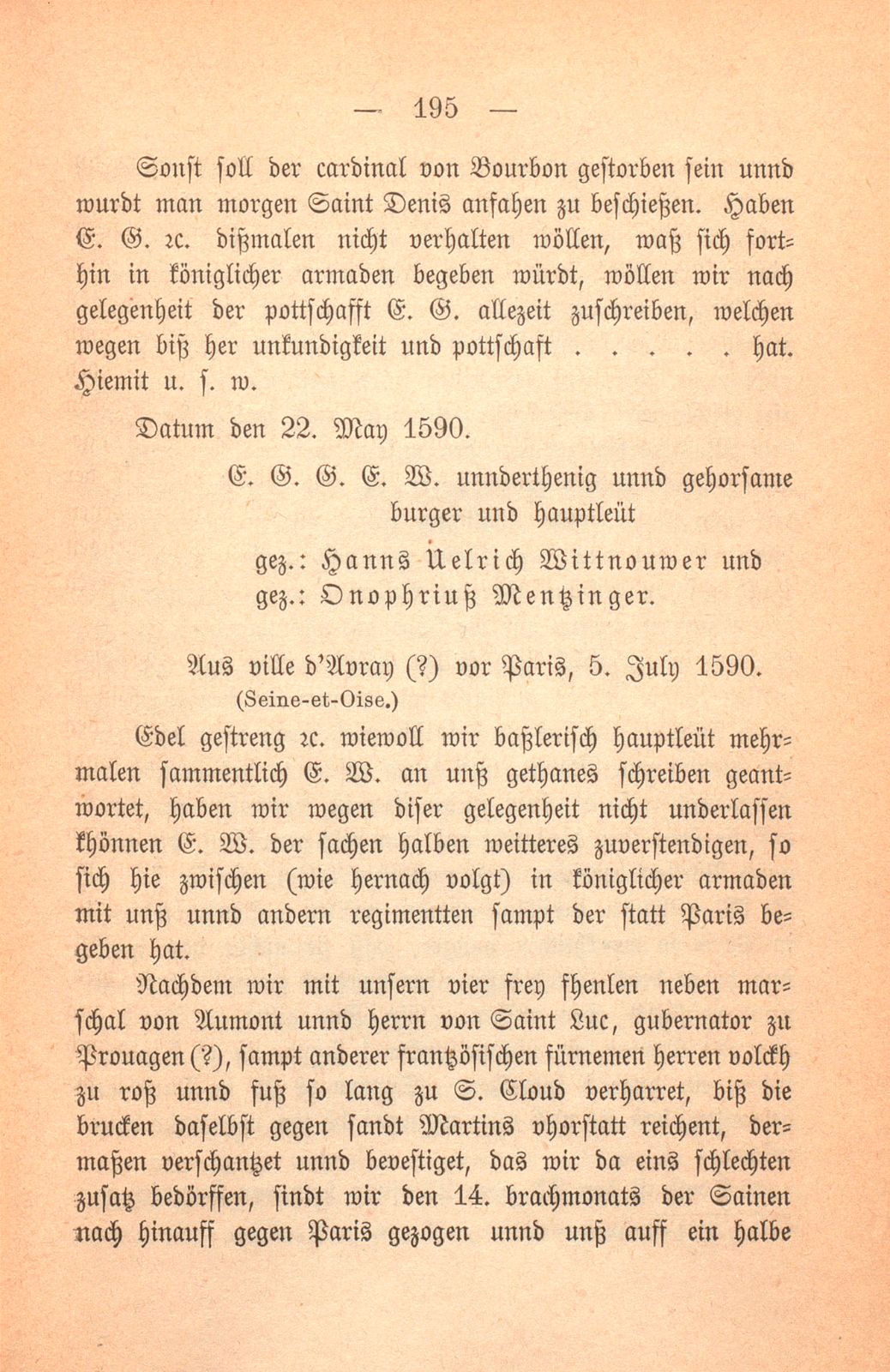 Schicksal einiger Basler Fähnlein in französischem Sold. (1589-1593.) – Seite 46