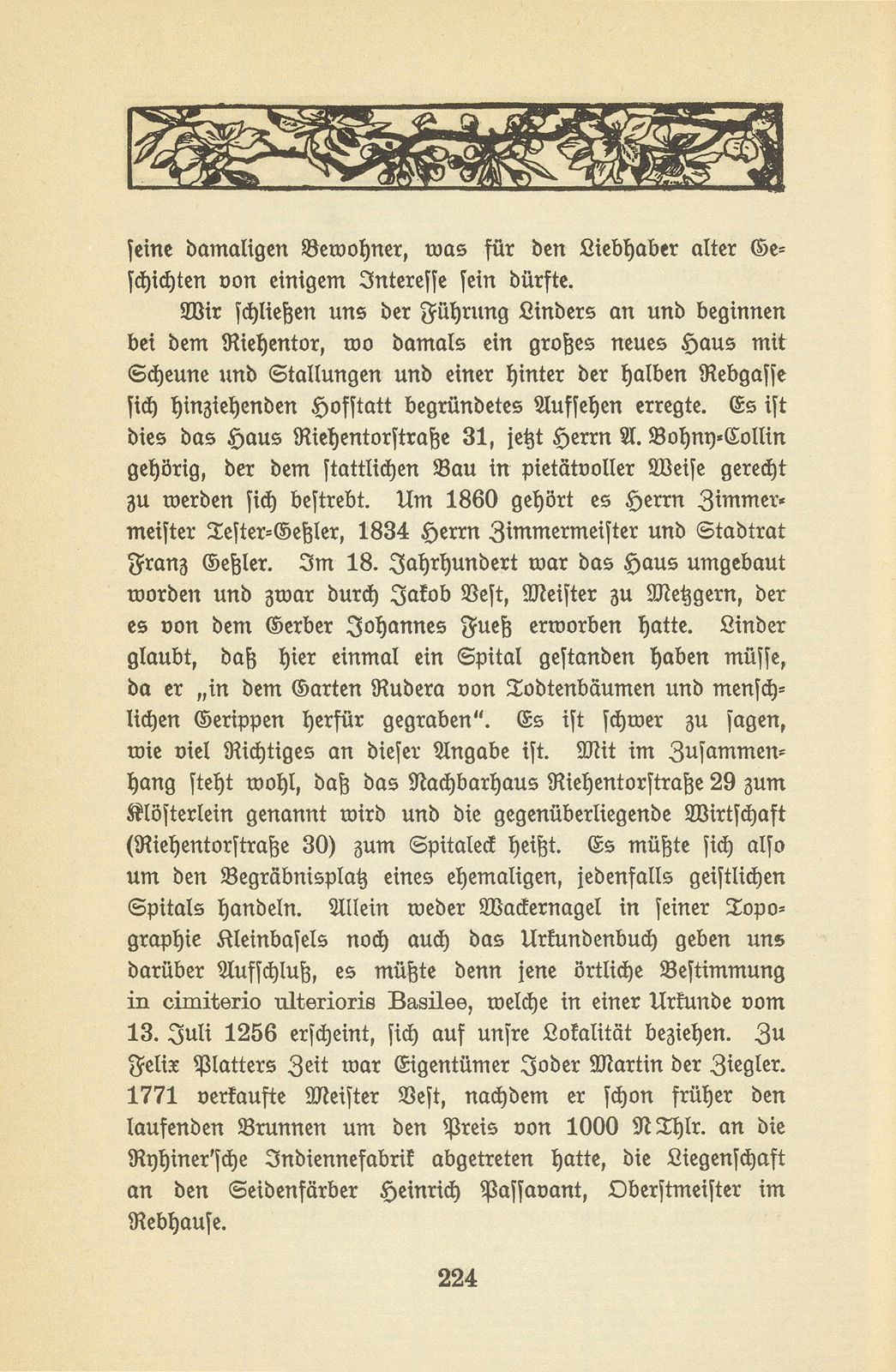 Eine Kleinbasler Chronik des 18. Jahrhunderts [Wilhelm Linder] – Seite 32