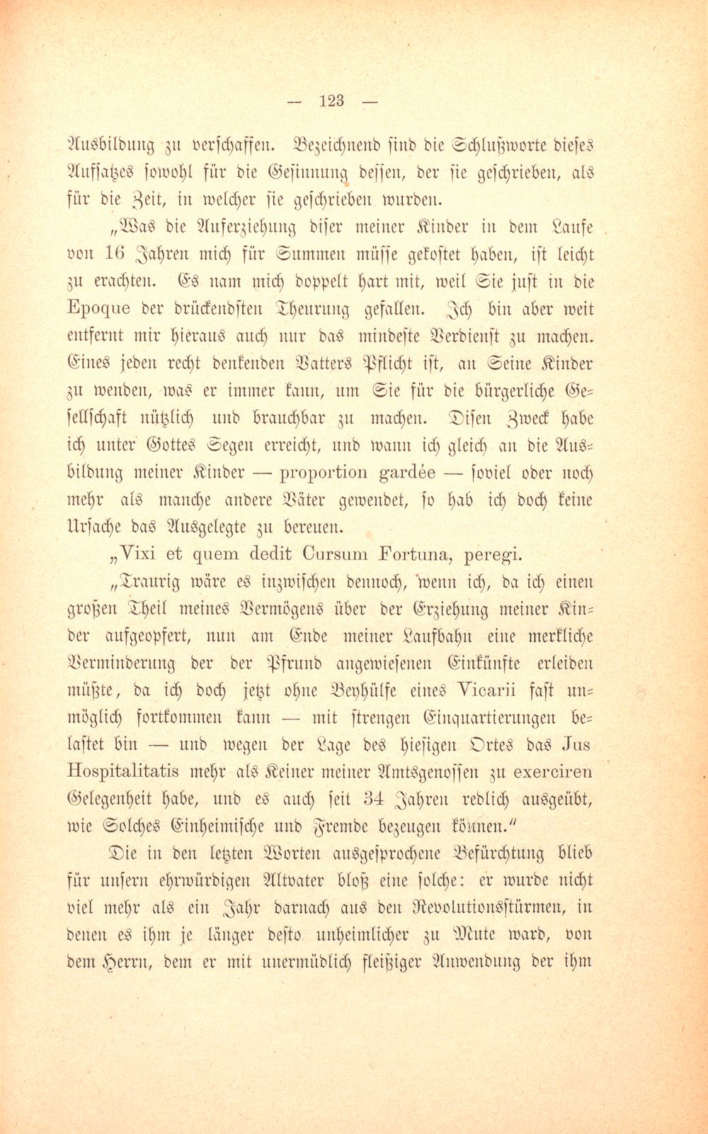 M. Johann Jakob Huber, weil. Pfarrer und Dekan in Sissach und seine Sammlungen zur Geschichte der Stadt und Landschaft Basel – Seite 49