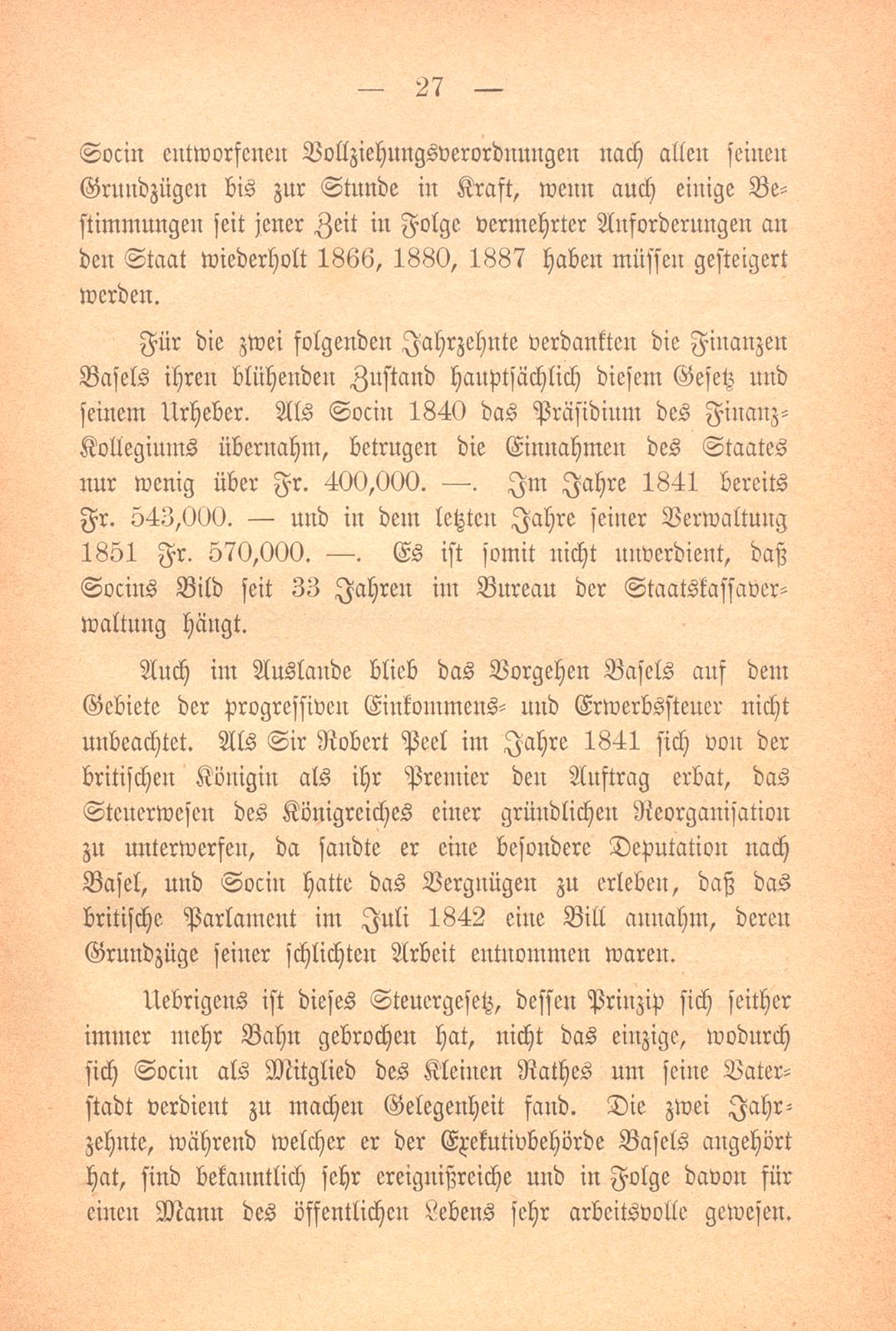 Bernhard Socin, ein Basler Ratsherr aus der ersten Hälfte des neunzehnten Jahrhunderts – Seite 27