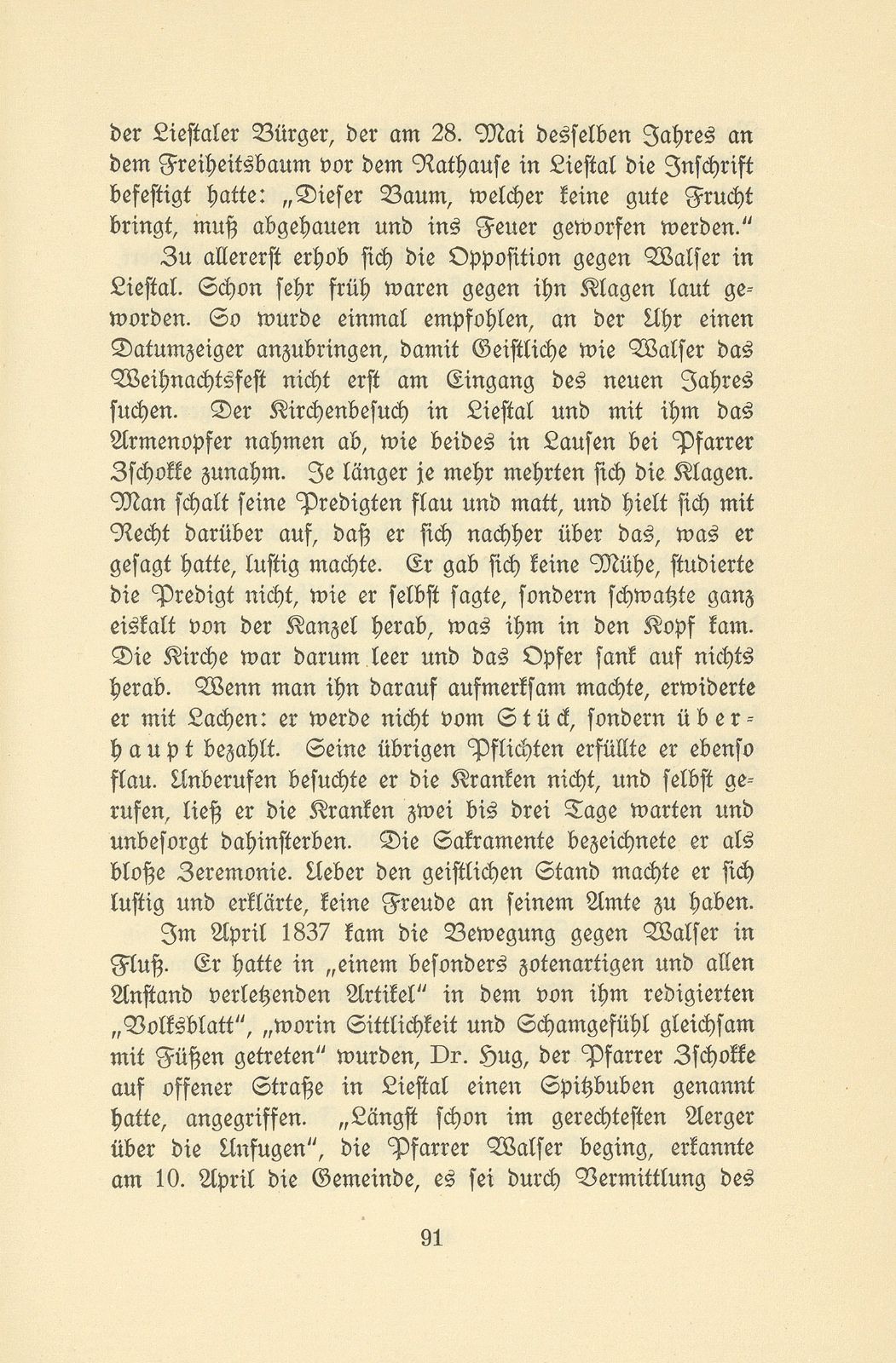 Die Pfarrer im Baselbiet in der Zeit der Trennung von Basel-Stadt – Seite 35