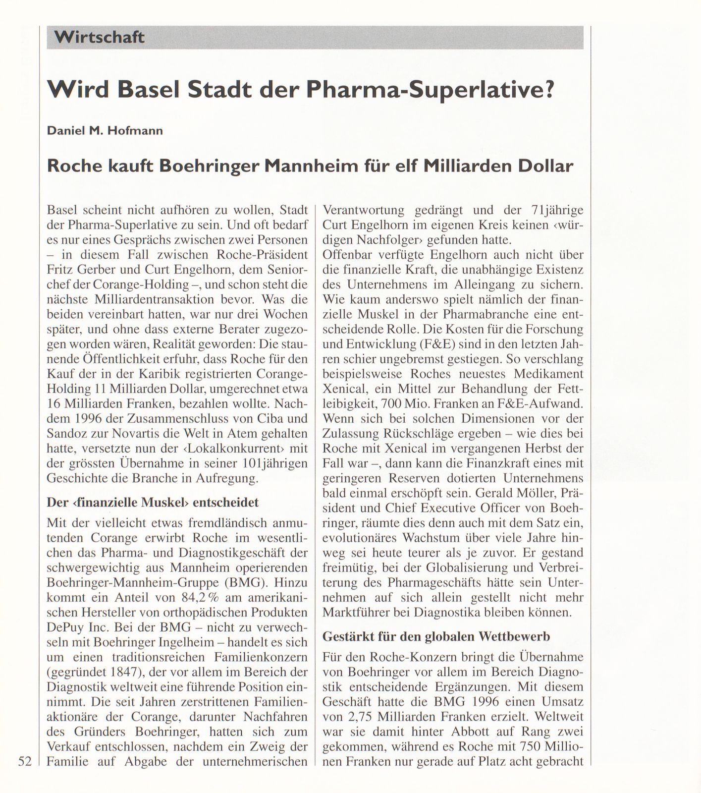 Wird Basel Stadt der Pharma-Superlative? – Seite 1