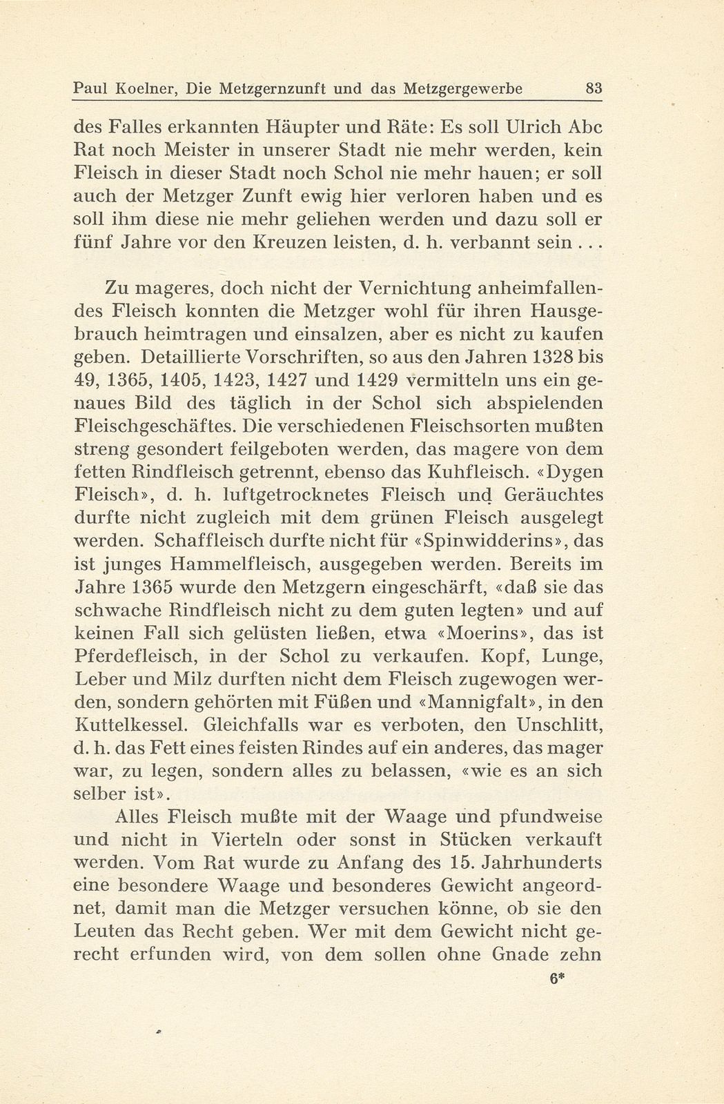 Die Metzgernzunft und das Metzgergewerbe im alten Basel – Seite 11