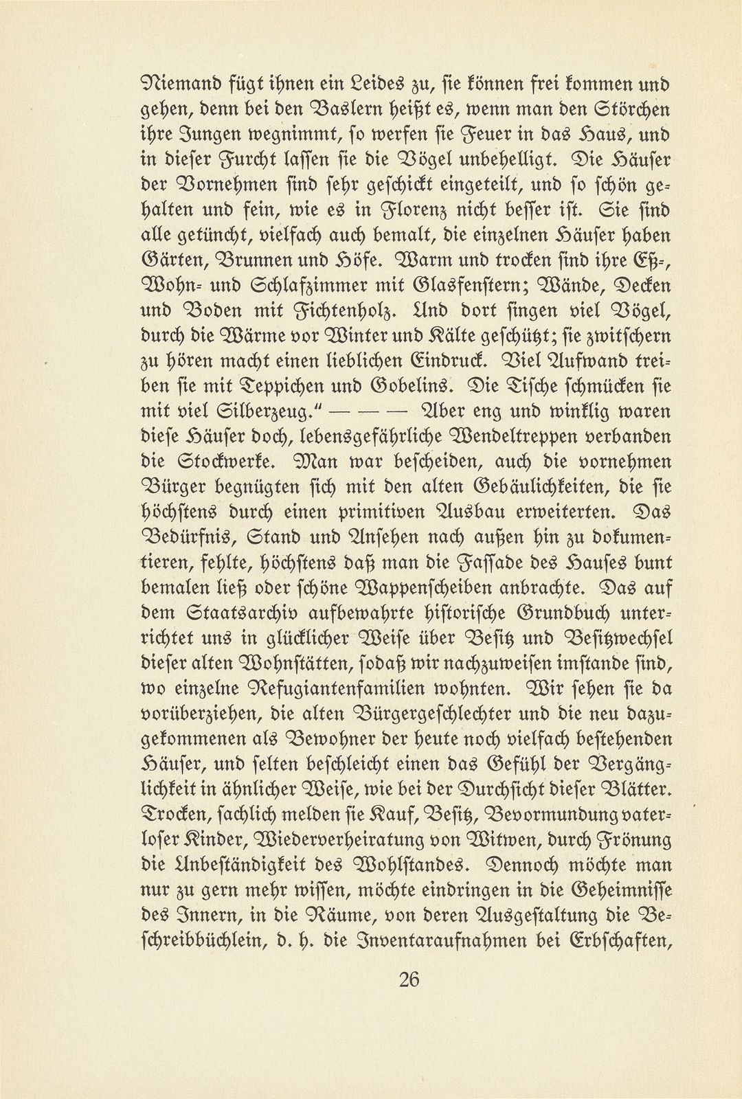 Der Einfluss der französischen Refugianten auf die Kultur Basels – Seite 15