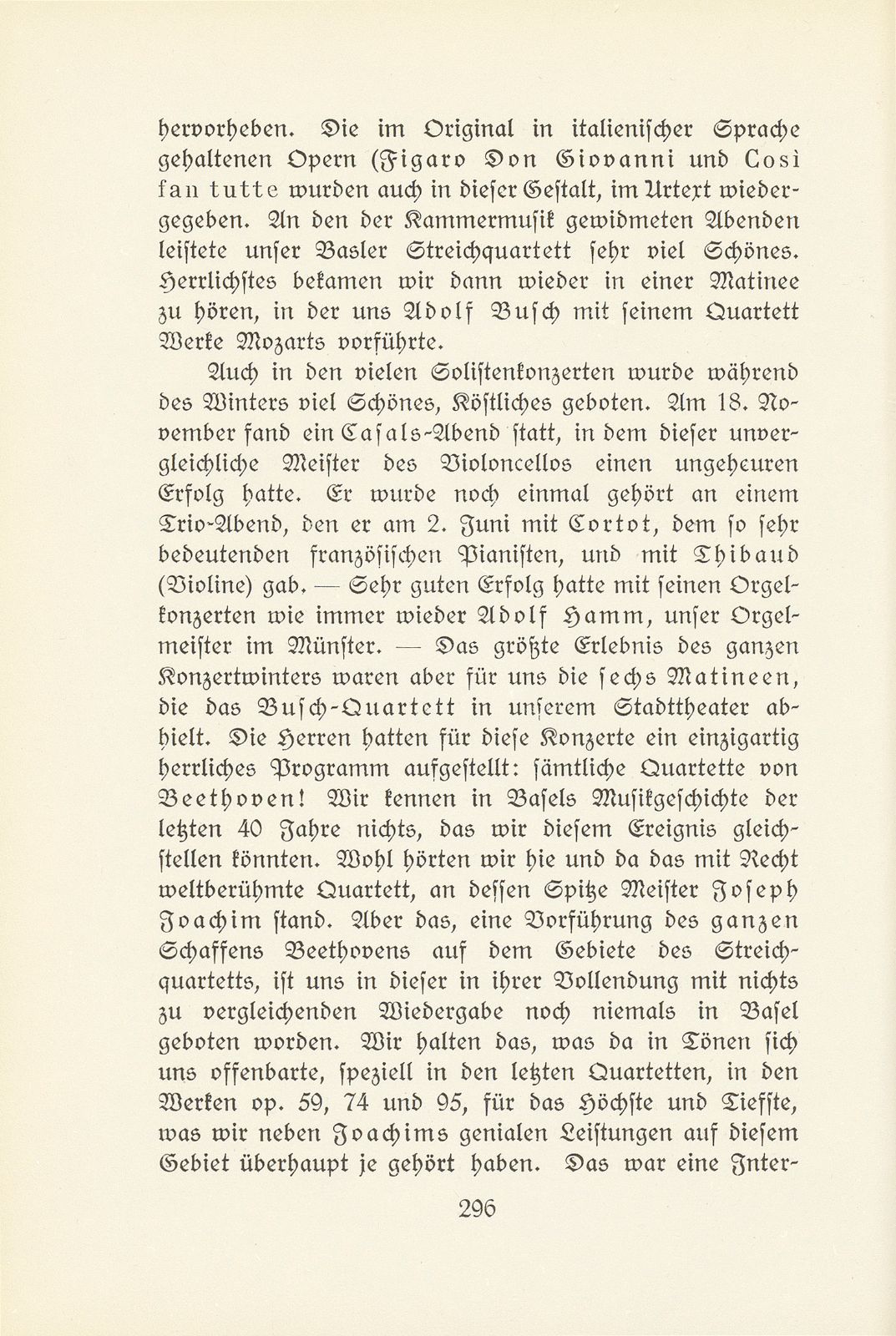 Das künstlerische Leben in Basel vom 1. Oktober 1930 bis 30. September 1931 – Seite 5