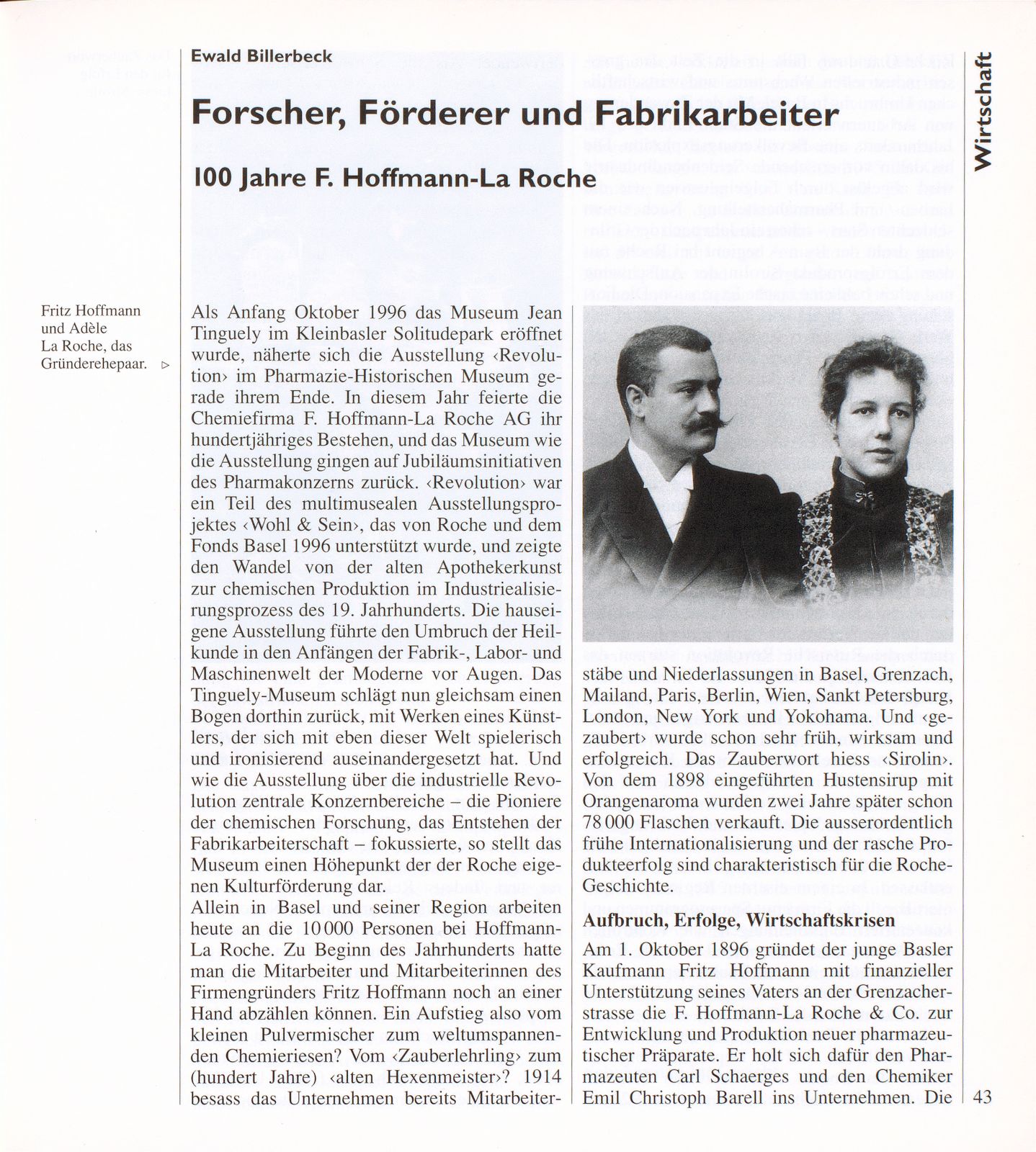 Forscher, Förderer und Fabrikarbeiter – Seite 1