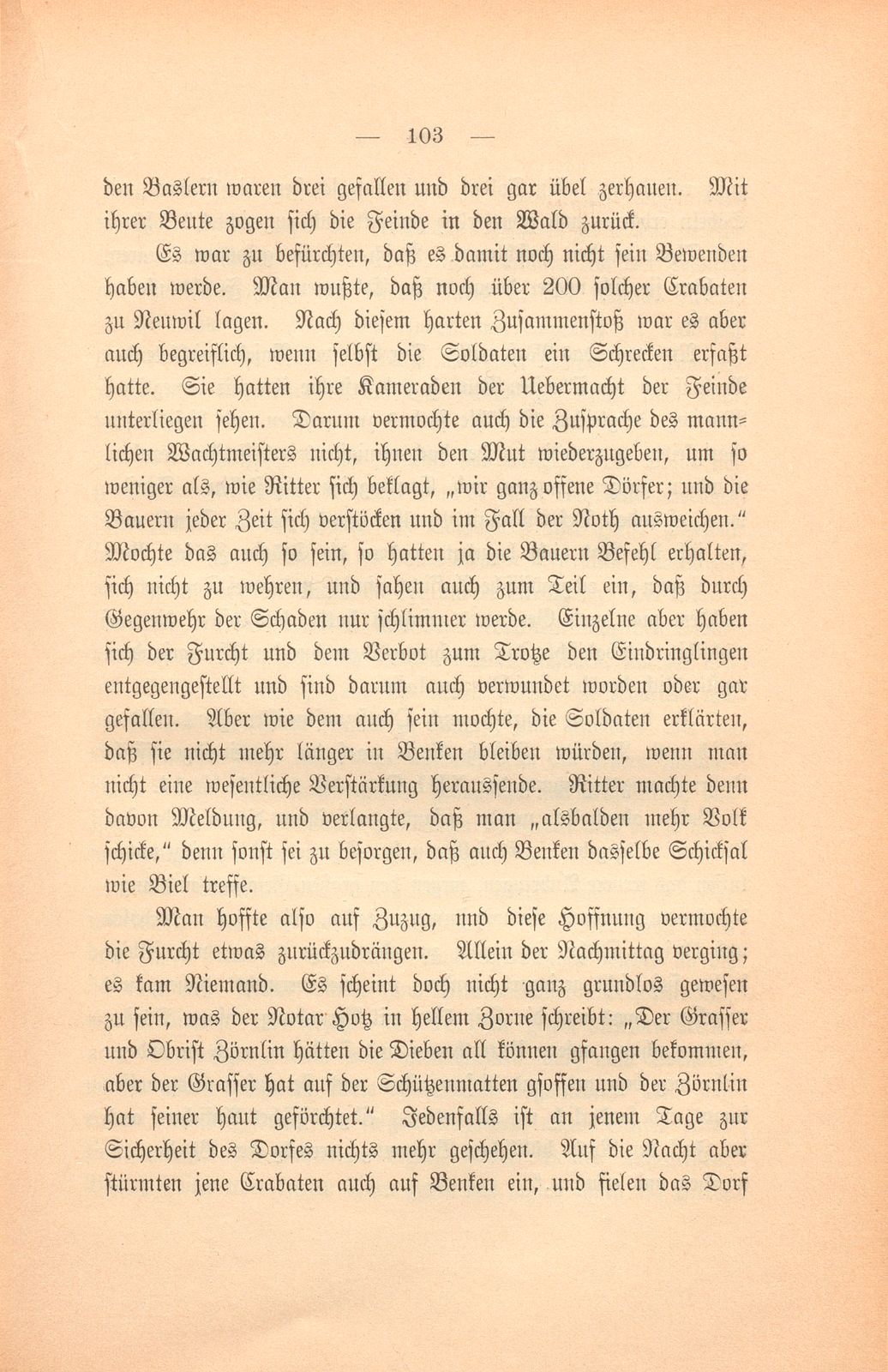 Biel-Benken im dreissigjährigen Kriege – Seite 31