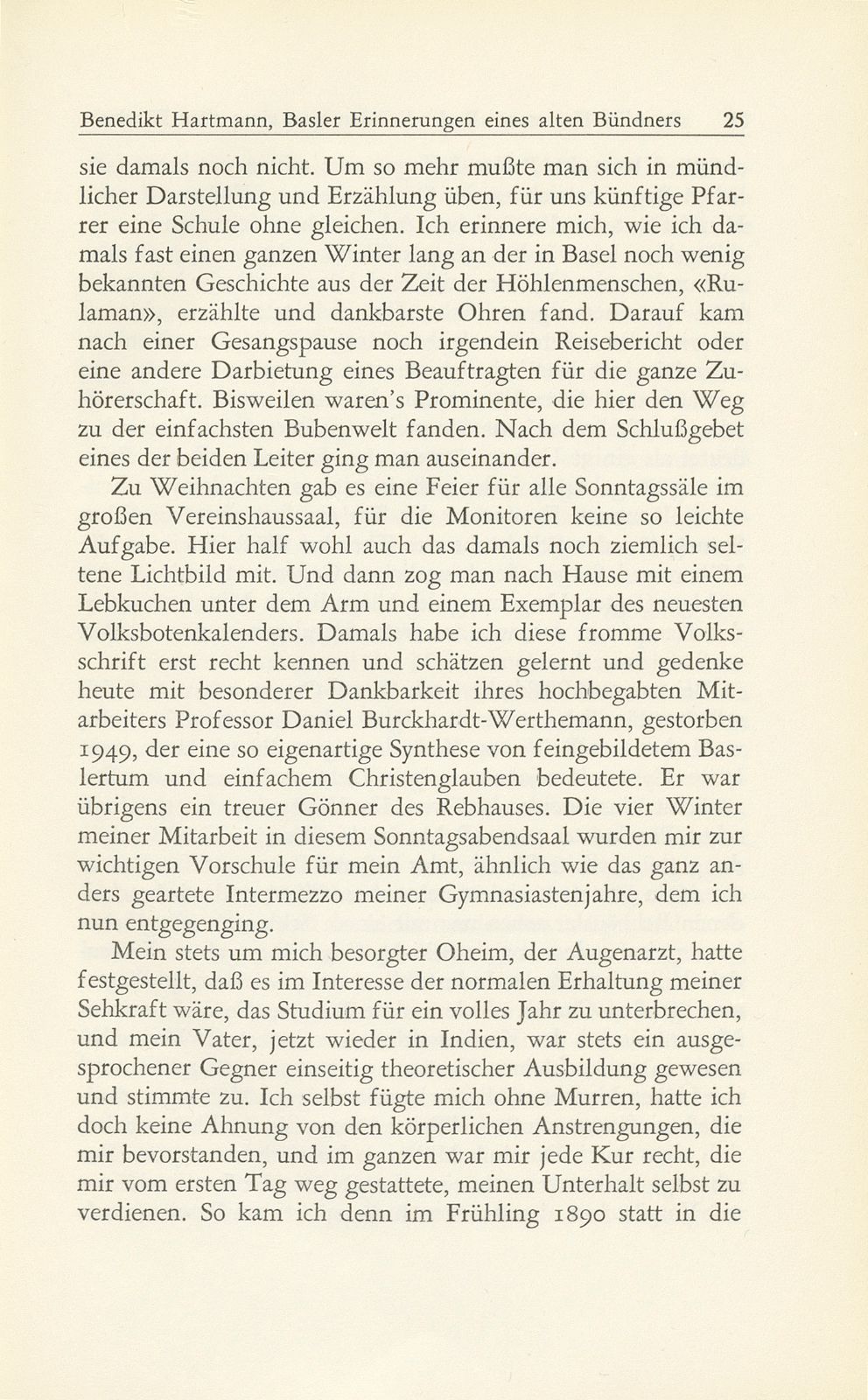 Basler Erinnerungen eines alten Bündners – Seite 12