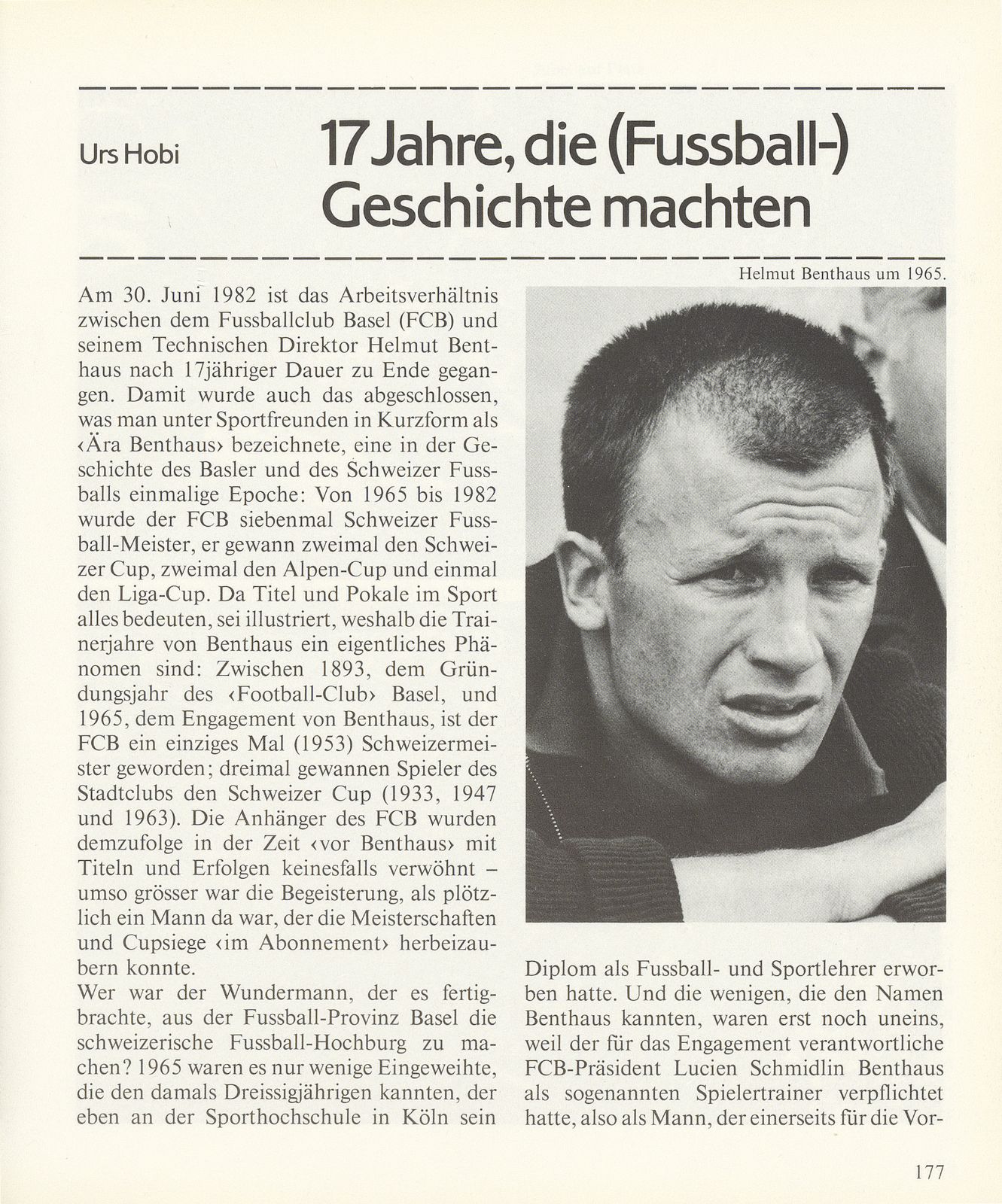 17 Jahre, die (Fussball-)Geschichte machten – Seite 1