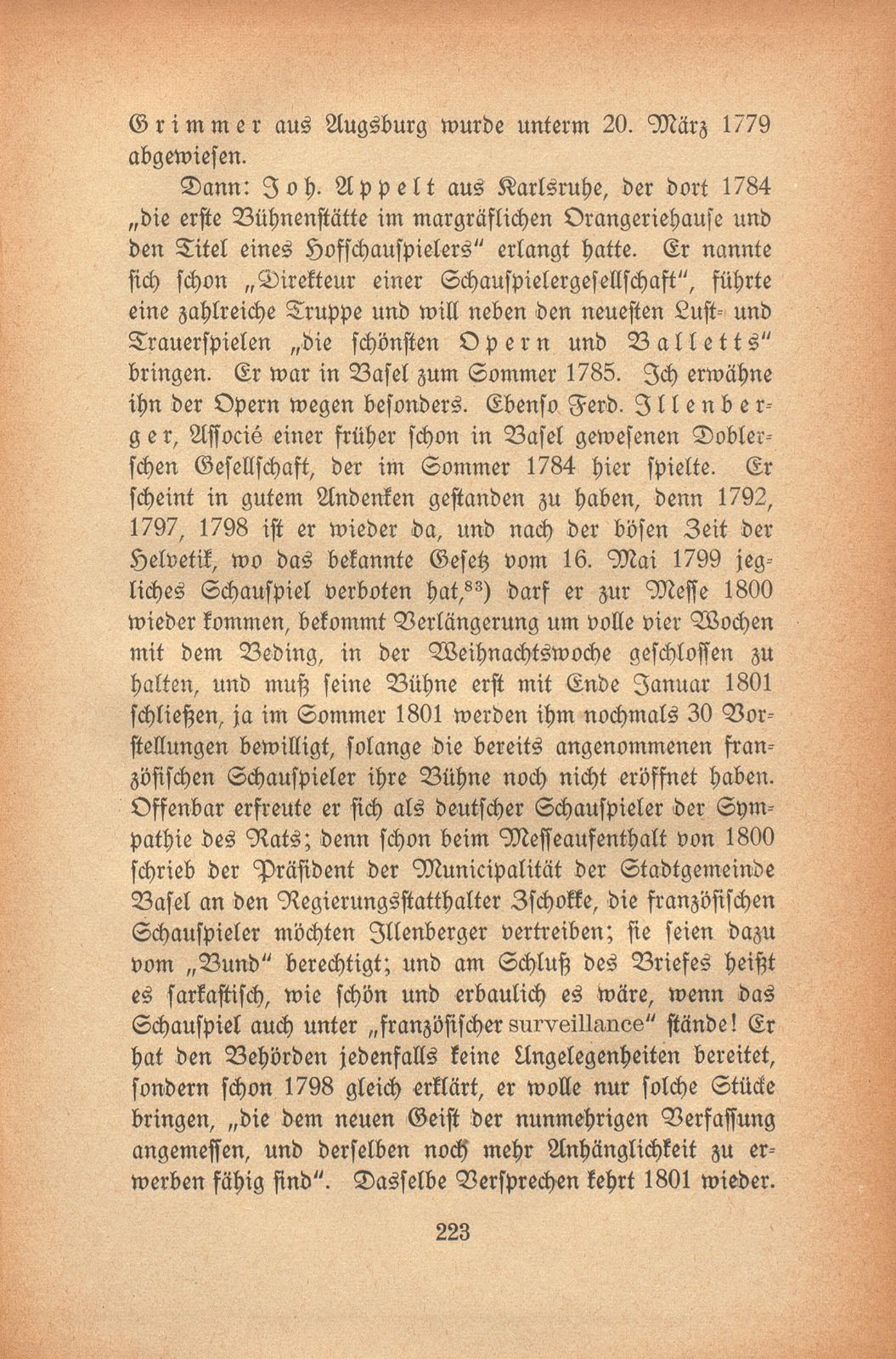 Basels Komödienwesen im 18. Jahrhundert – Seite 47