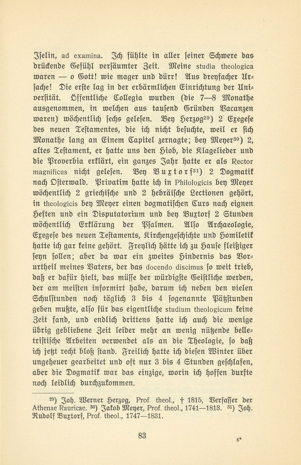 Aus den Aufzeichnungen von Pfarrer Daniel Kraus 1786-1846 – Seite 30