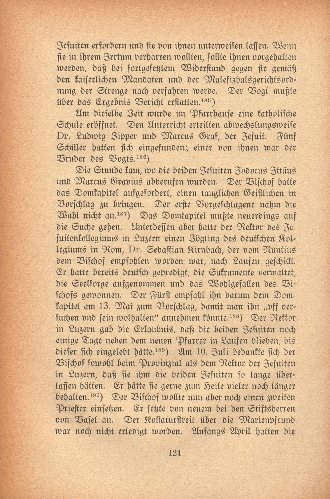 Die Gegenreformation im baslerisch-bischöflichen Laufen – Seite 34