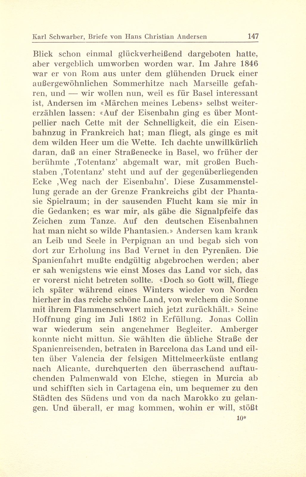 Briefe des Märchendichters Hans Christian Andersen an den Basler Kunstmaler Gustav Adolf Amberger – Seite 8