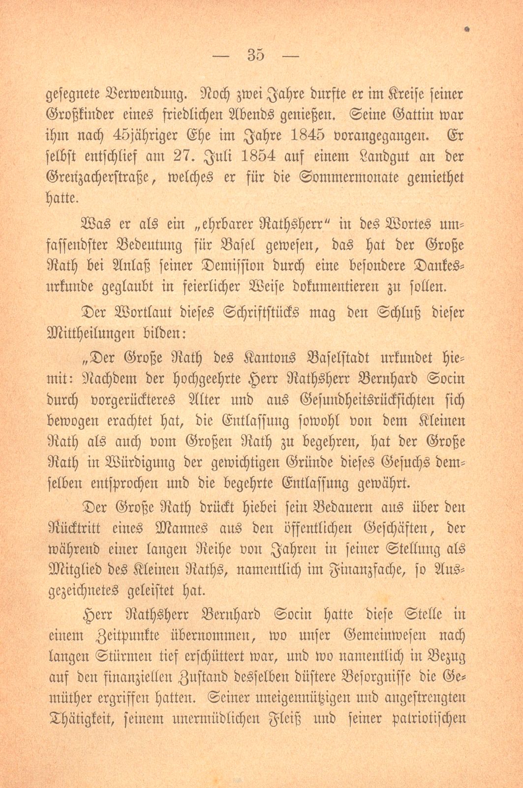 Bernhard Socin, ein Basler Ratsherr aus der ersten Hälfte des neunzehnten Jahrhunderts – Seite 35