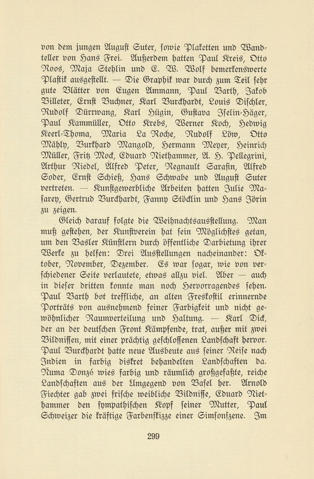 Das künstlerische Leben in Basel vom 1. November 1914 bis 31. Oktober 1915 – Seite 2