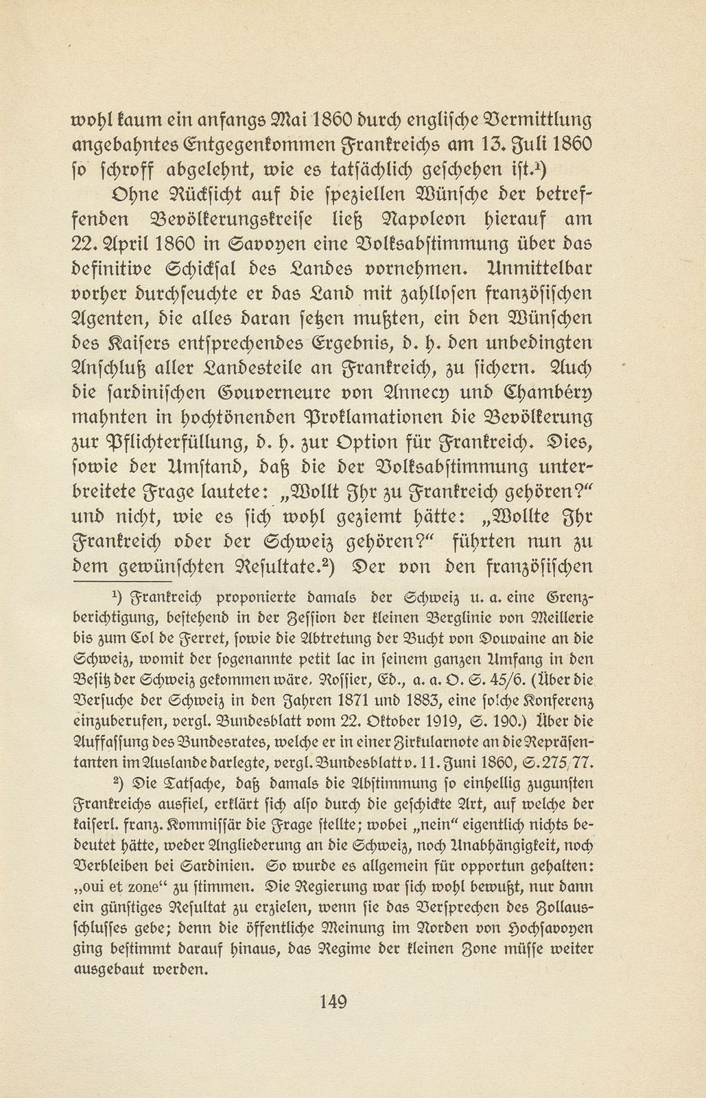 Zur Geschichte der Zonen von Gex und von Hochsavoyen – Seite 63