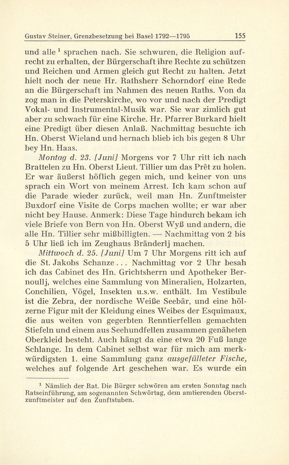 Grenzbesetzung bei Basel im Revolutionskrieg 1792-1795 – Seite 54