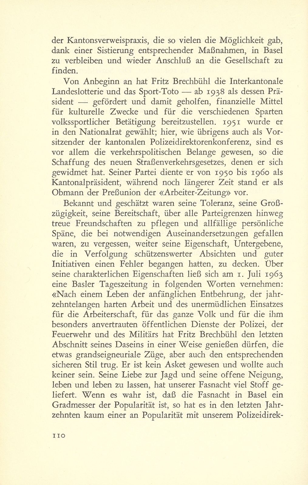 Regierungsratspräsident Fritz Brechbühl-Gross (1897-1963) – Seite 6