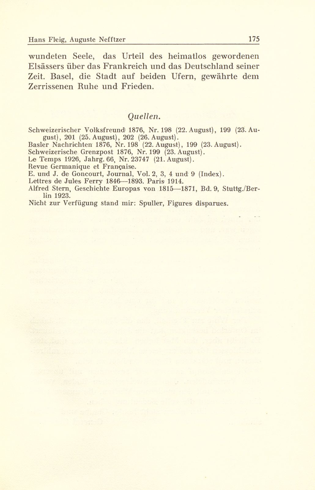 Auguste Nefftzer, der Gründer des ‹Temps› – Seite 11