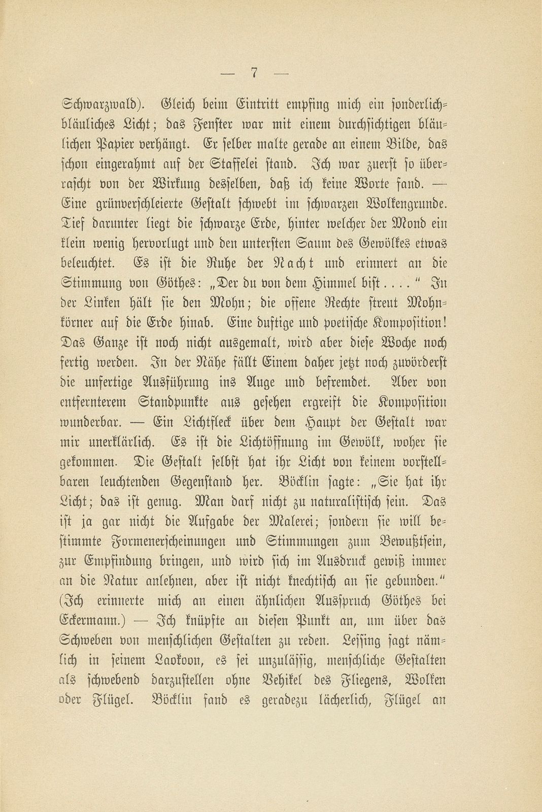 Erinnerungen an Arnold Böcklin nach Tagebuchnotizen eines Studenten – Seite 5