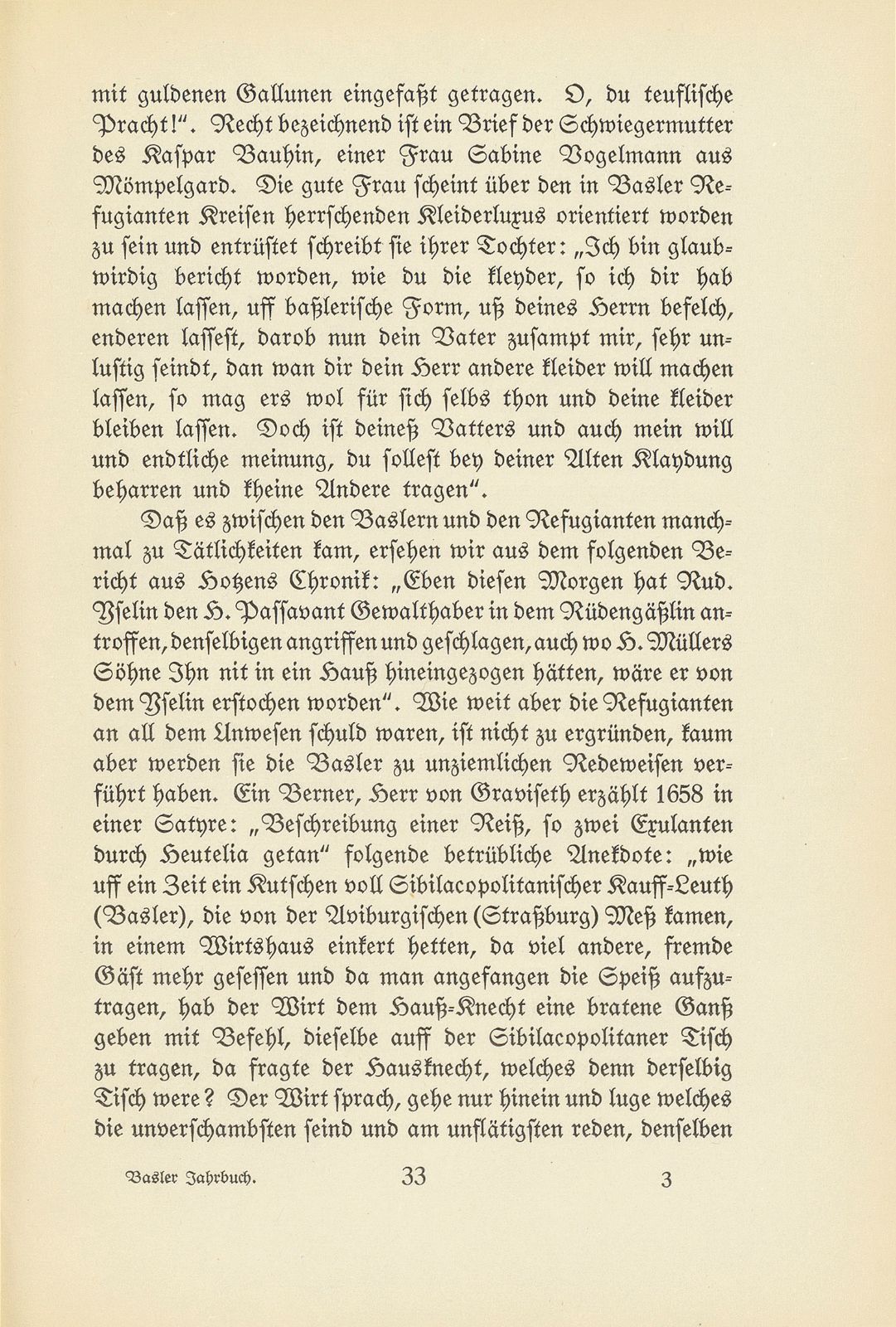 Der Einfluss der französischen Refugianten auf die Kultur Basels – Seite 22